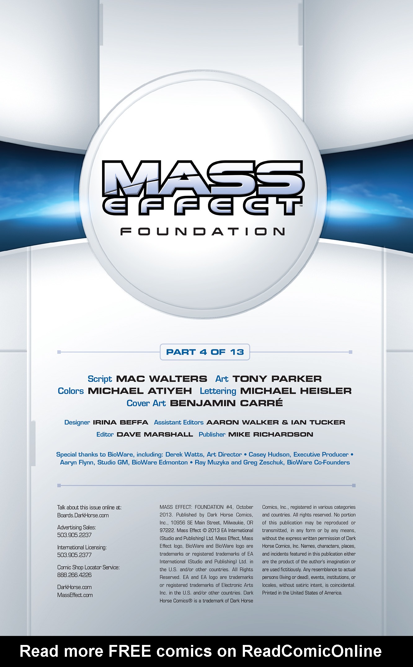 Read online Mass Effect: Foundation comic -  Issue #4 - 2