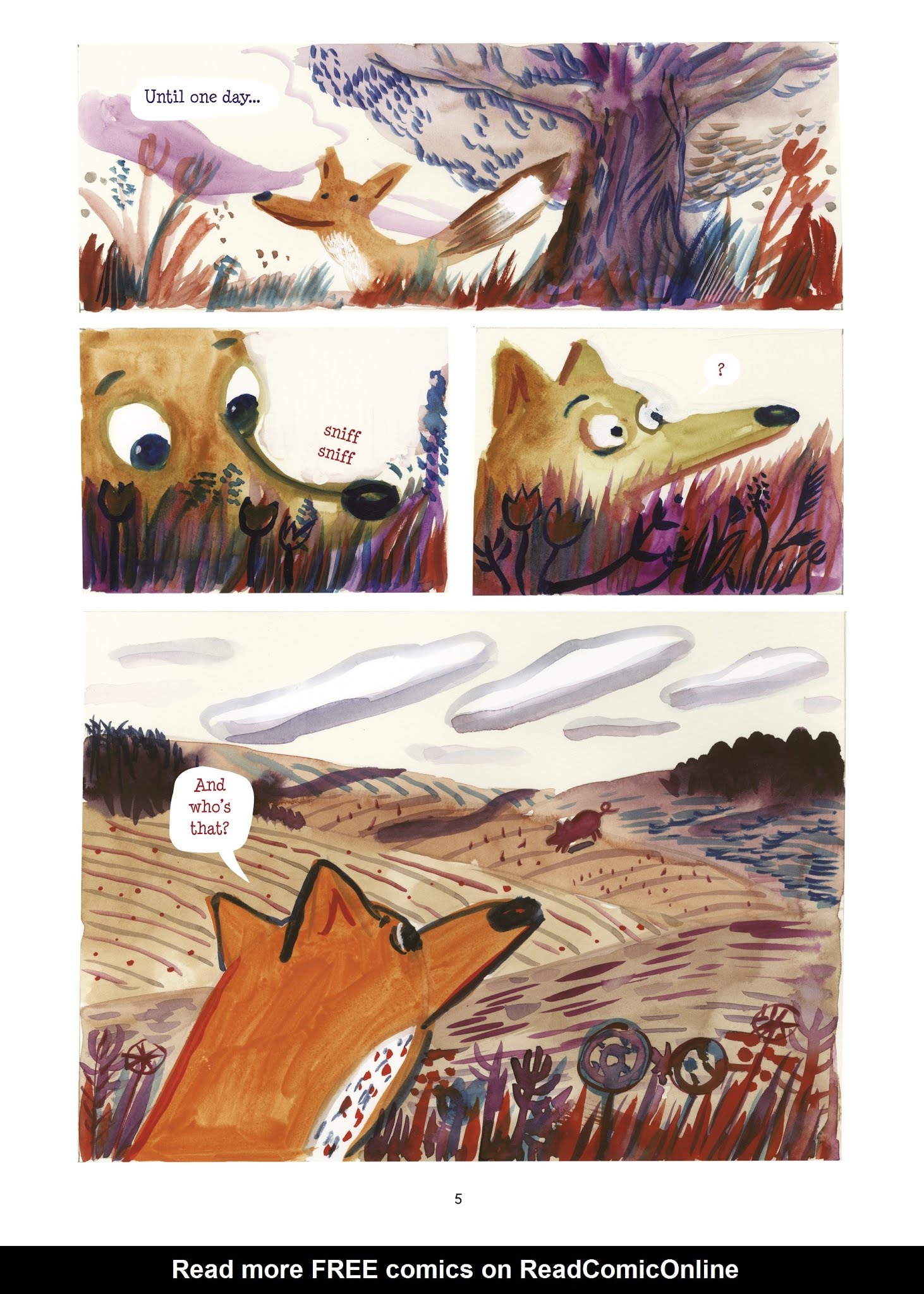 Read online Tiny Fox and Great Boar comic -  Issue #1 - 6