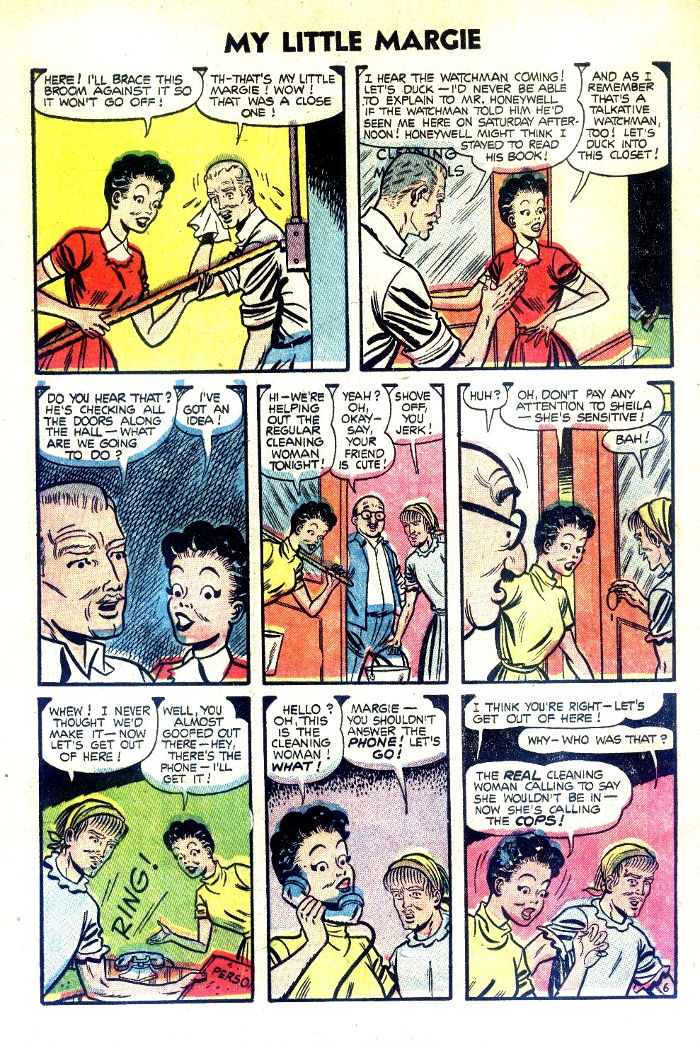 Read online My Little Margie (1954) comic -  Issue #5 - 32
