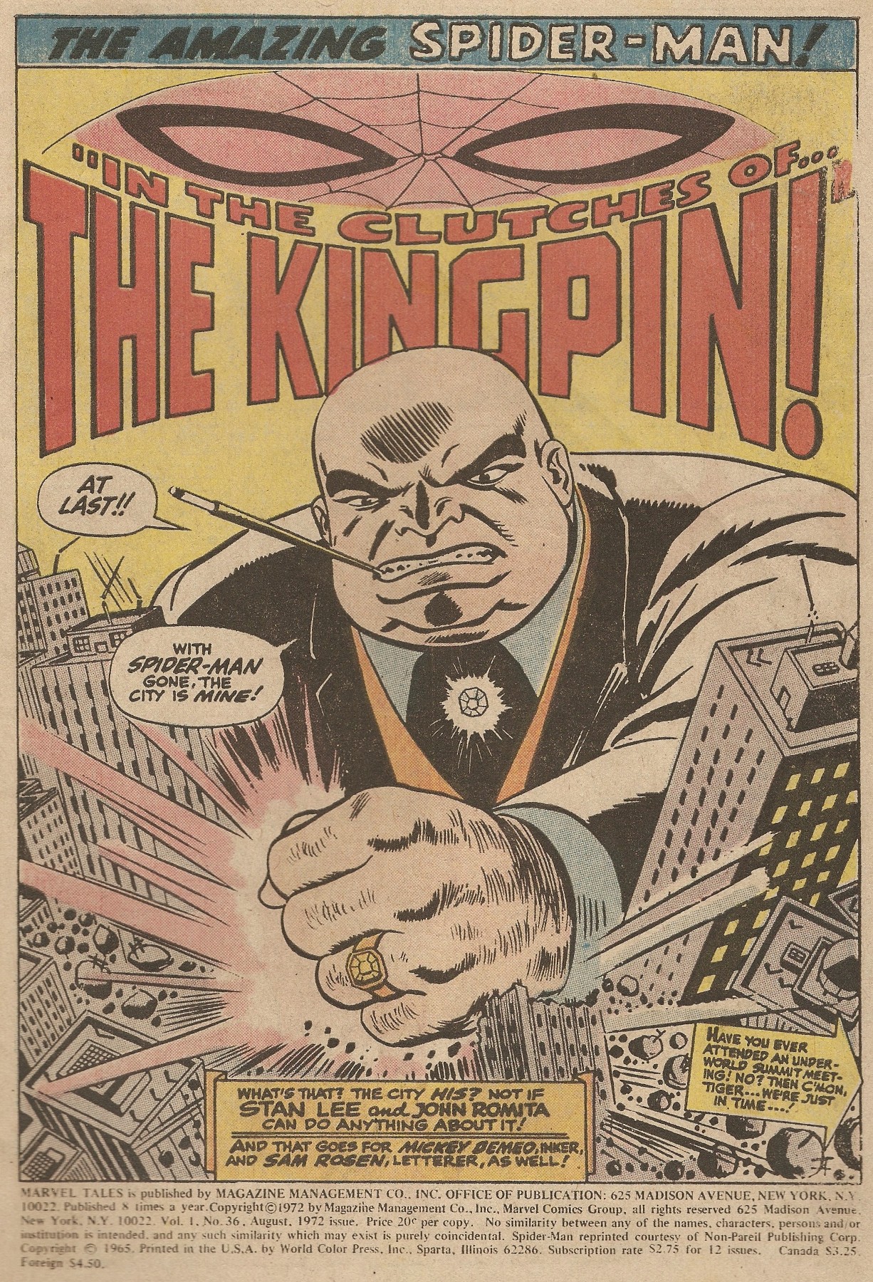 Read online Marvel Tales (1964) comic -  Issue #36 - 3