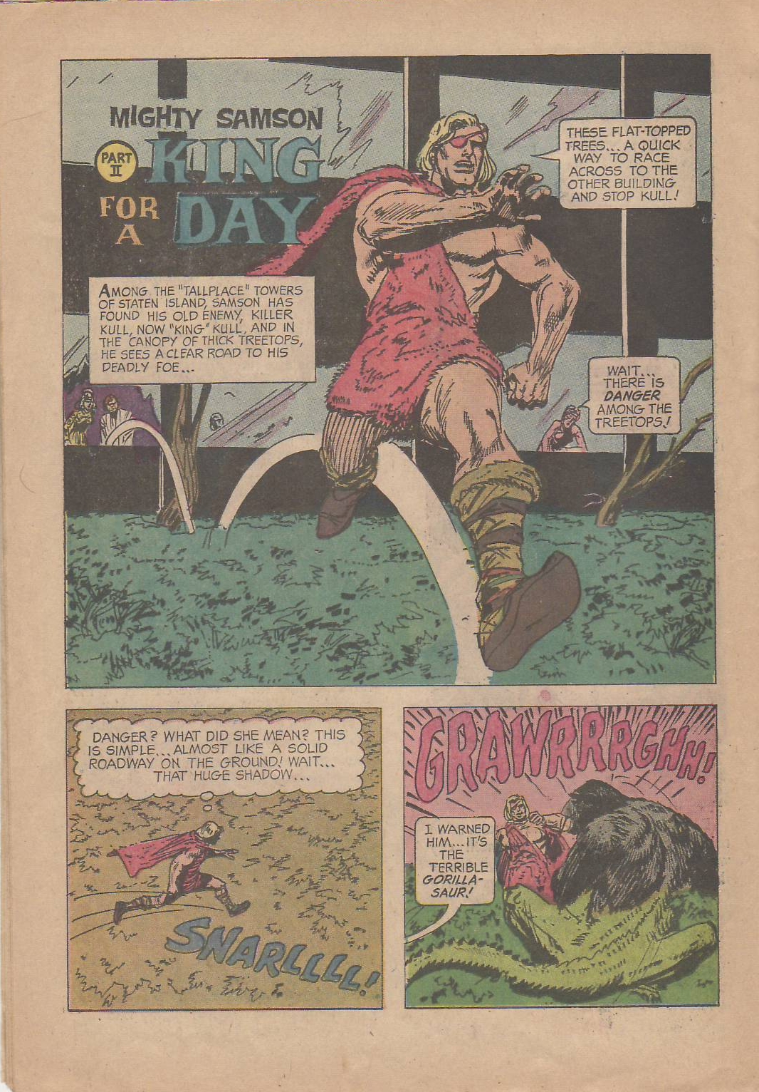 Read online Mighty Samson (1964) comic -  Issue #10 - 22