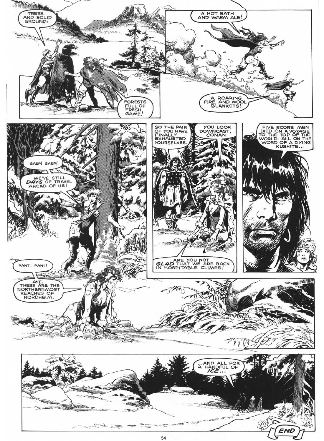 Read online The Savage Sword Of Conan comic -  Issue #170 - 56