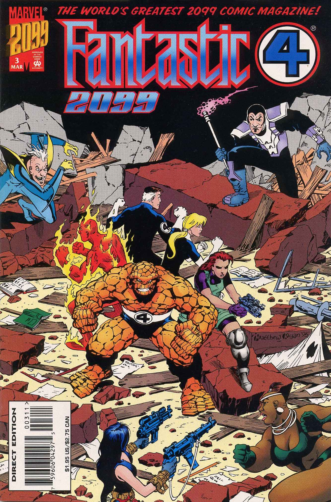 Read online Fantastic Four 2099 comic -  Issue #3 - 1