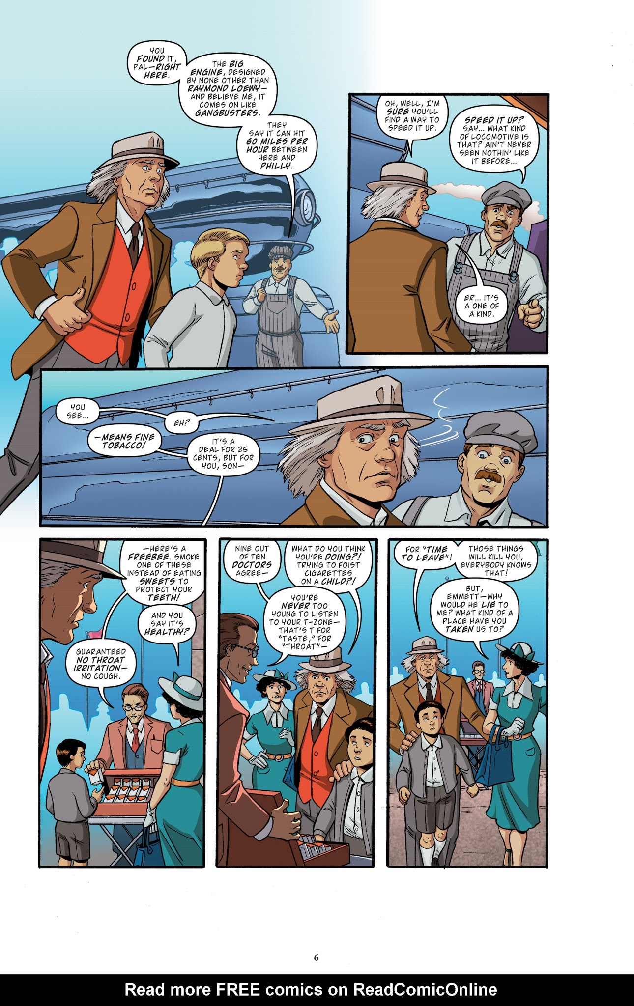 Read online Back to the Future: Tales from the Time Train comic -  Issue #2 - 8