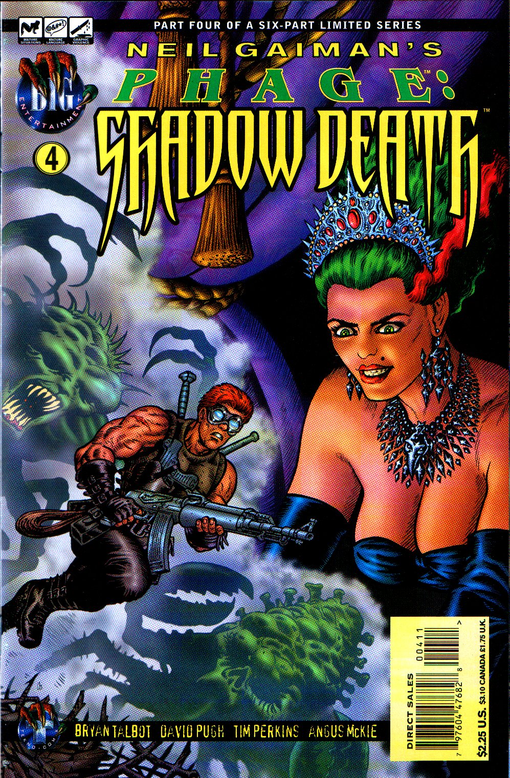 Read online Neil Gaiman's Phage: Shadow Death comic -  Issue #4 - 1