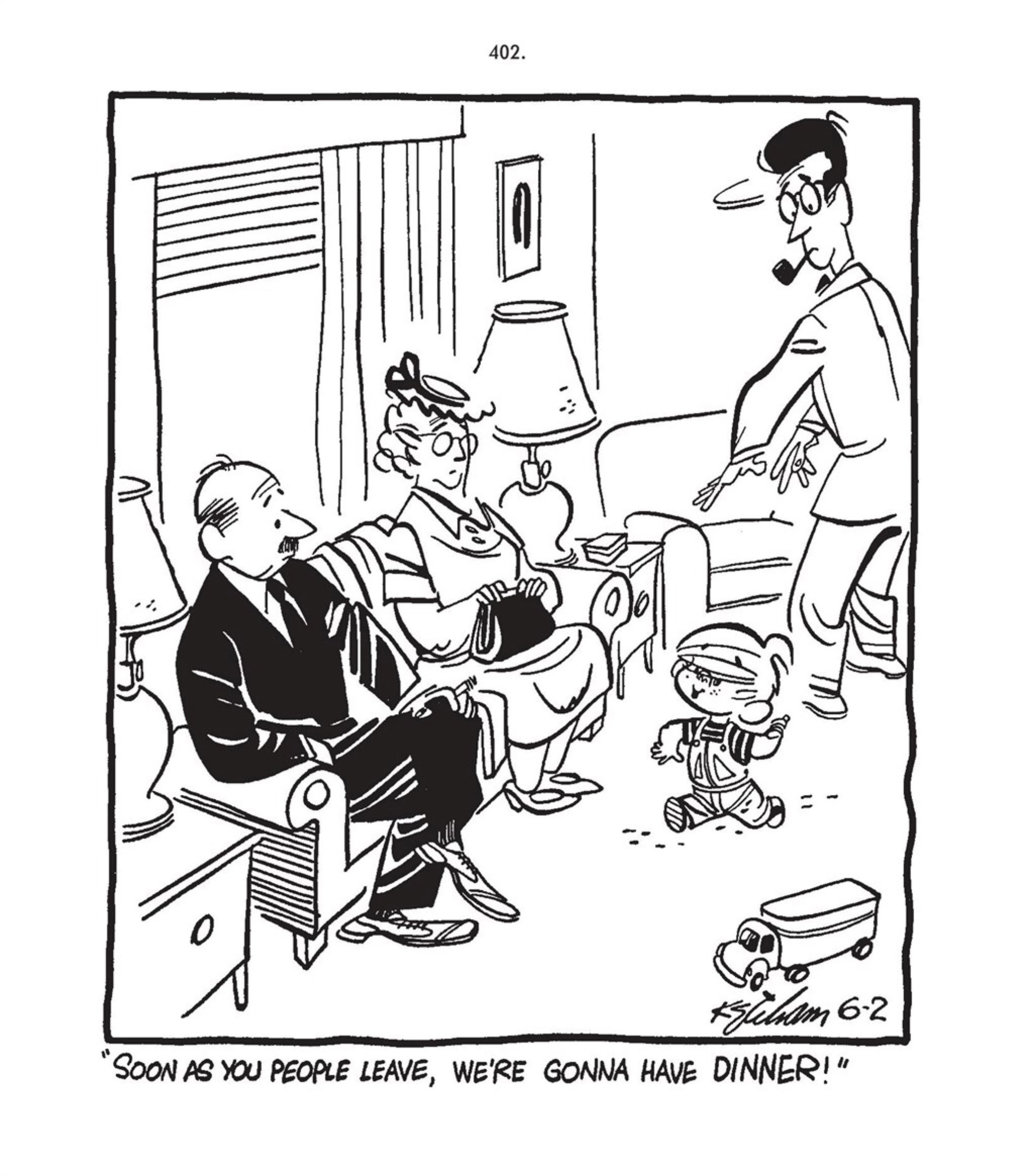 Read online Hank Ketcham's Complete Dennis the Menace comic -  Issue # TPB 1 (Part 5) - 28