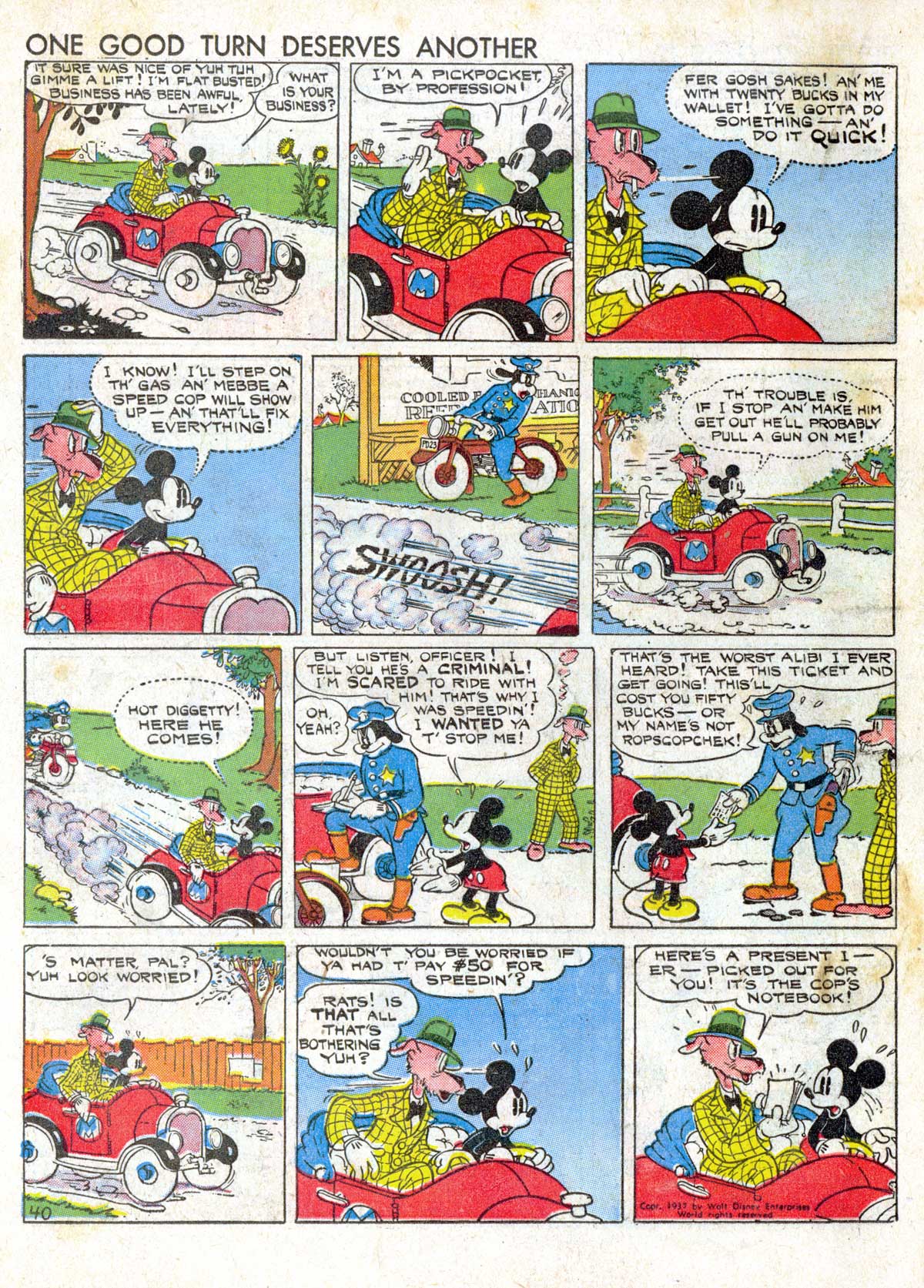 Read online Walt Disney's Comics and Stories comic -  Issue #3 - 50