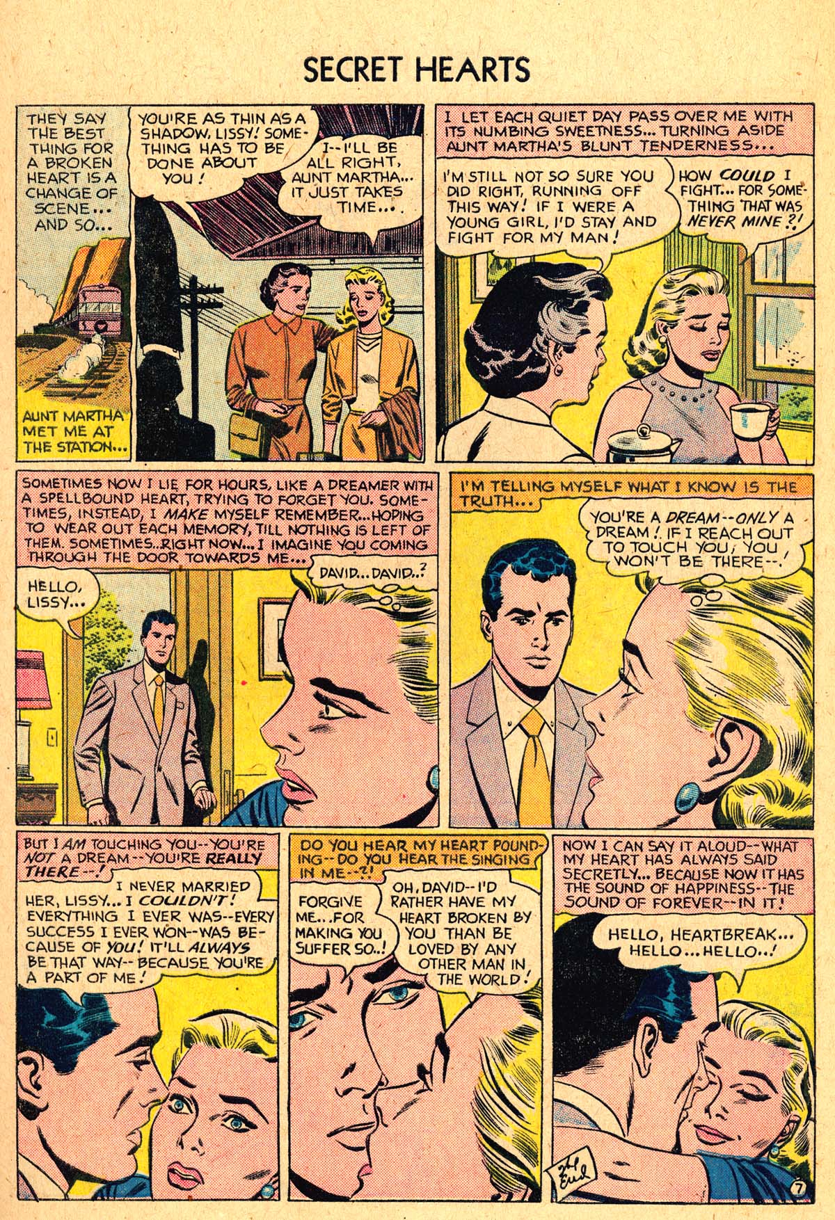 Read online Secret Hearts comic -  Issue #40 - 9