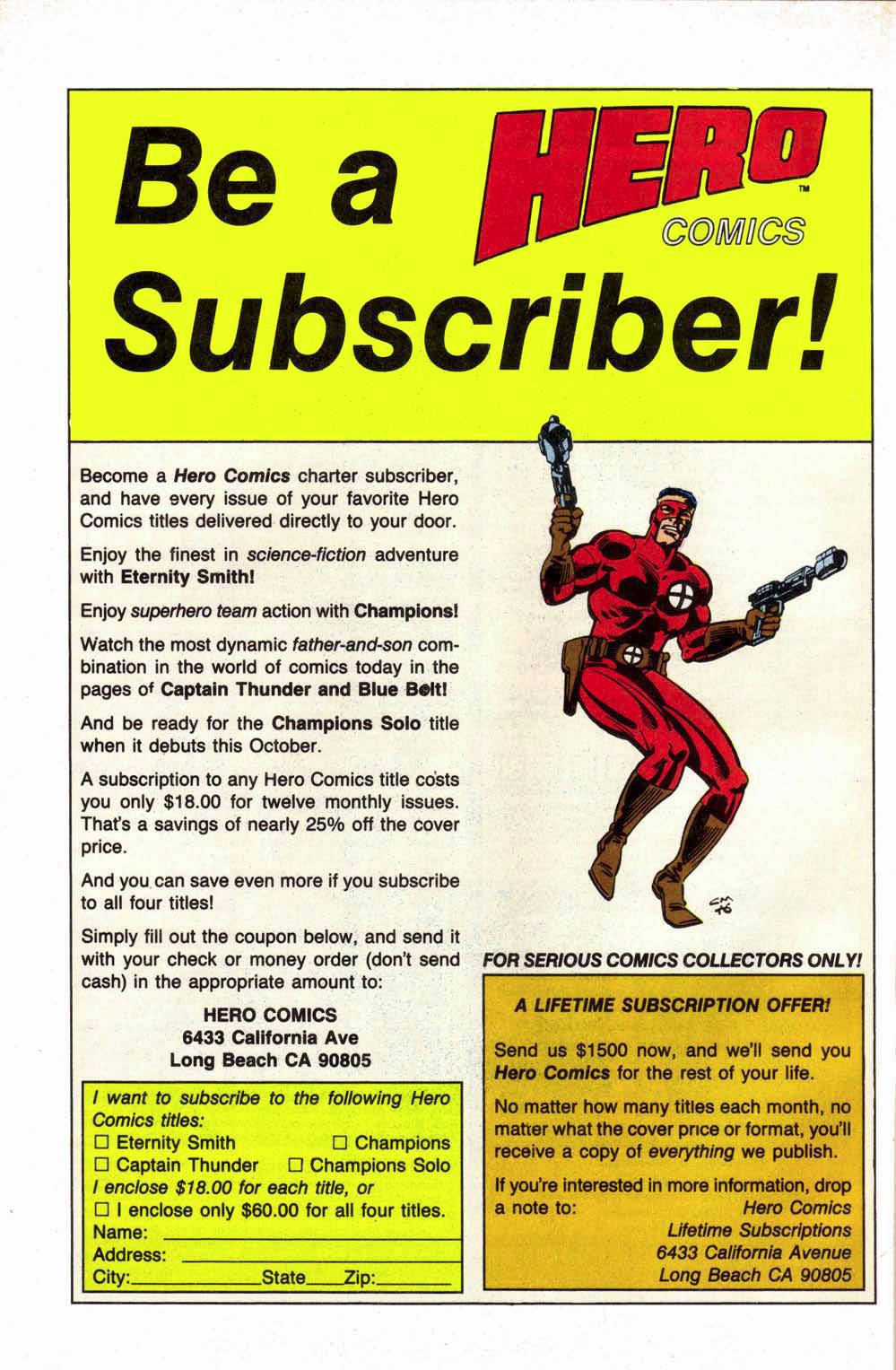 Read online Champions (1987) comic -  Issue #10 - 34