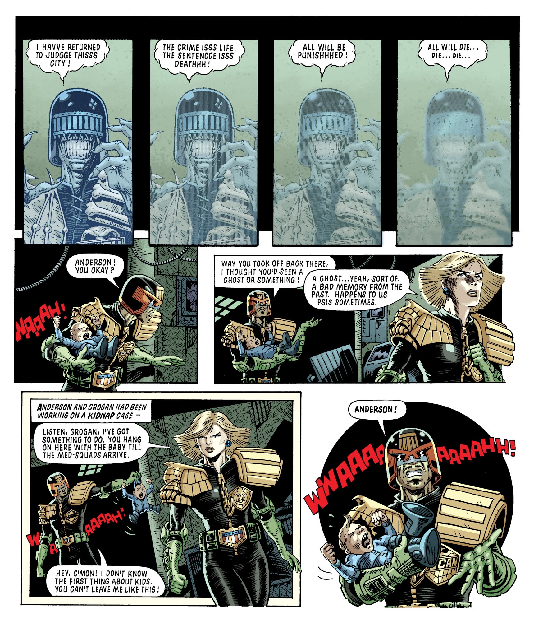 Read online Judge Dredd Classics: The Dark Judges comic -  Issue # TPB - 57