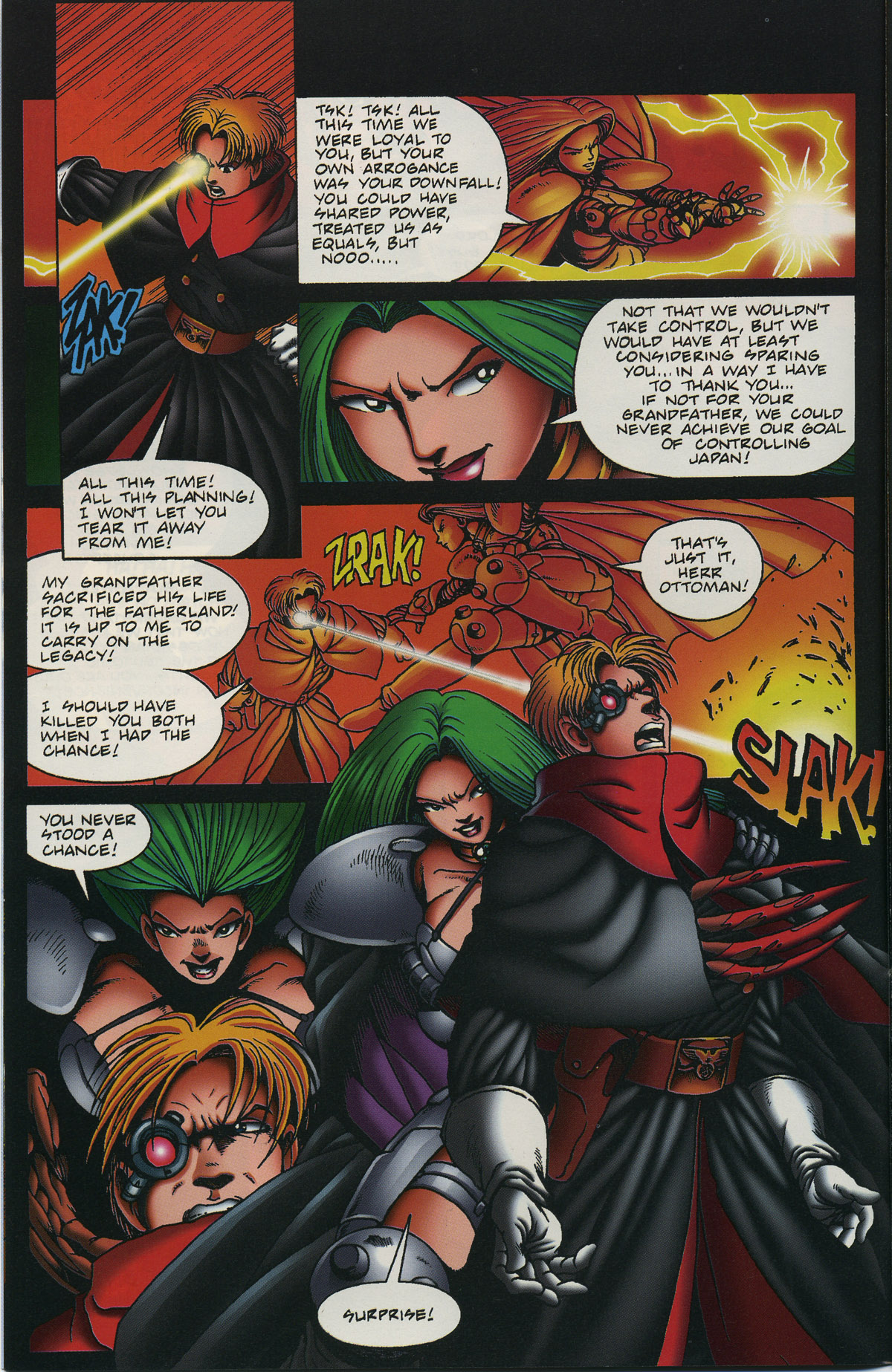 Read online Warrior Nun Areala: Rituals comic -  Issue #5 - 8