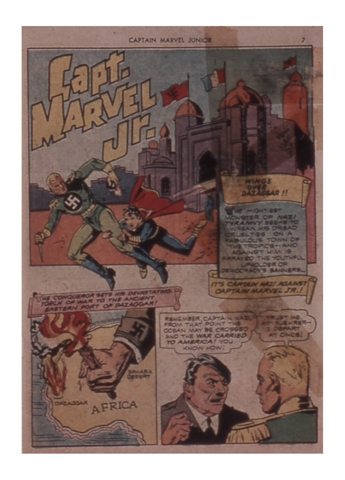Read online Captain Marvel, Jr. comic -  Issue #1 - 7