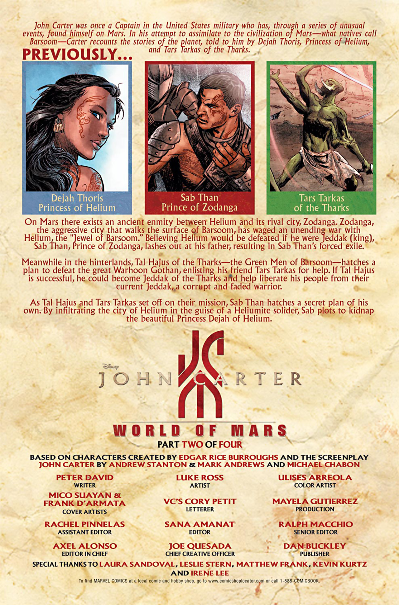 Read online John Carter: The World of Mars comic -  Issue #2 - 2
