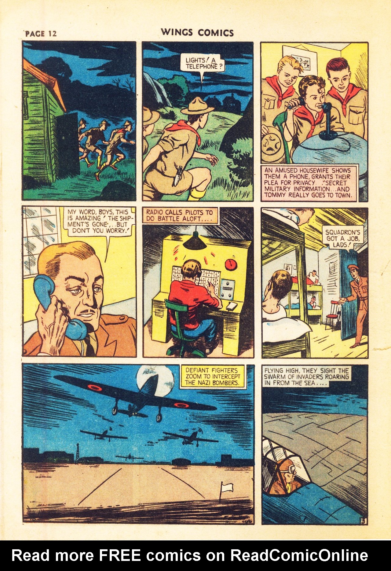 Read online Wings Comics comic -  Issue #8 - 14