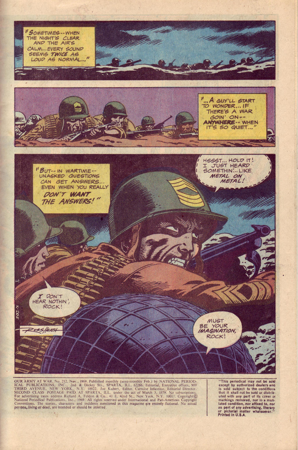 Read online Our Army at War (1952) comic -  Issue #212 - 3