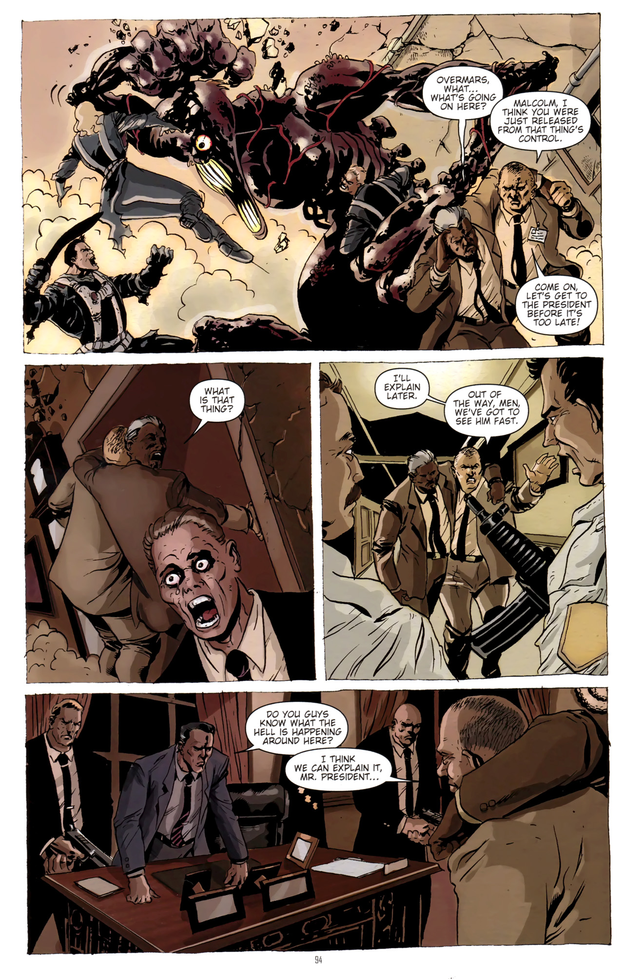 Read online CVO : Covert Vampiric Operations -- 100-Page Spectacular comic -  Issue # TPB - 95