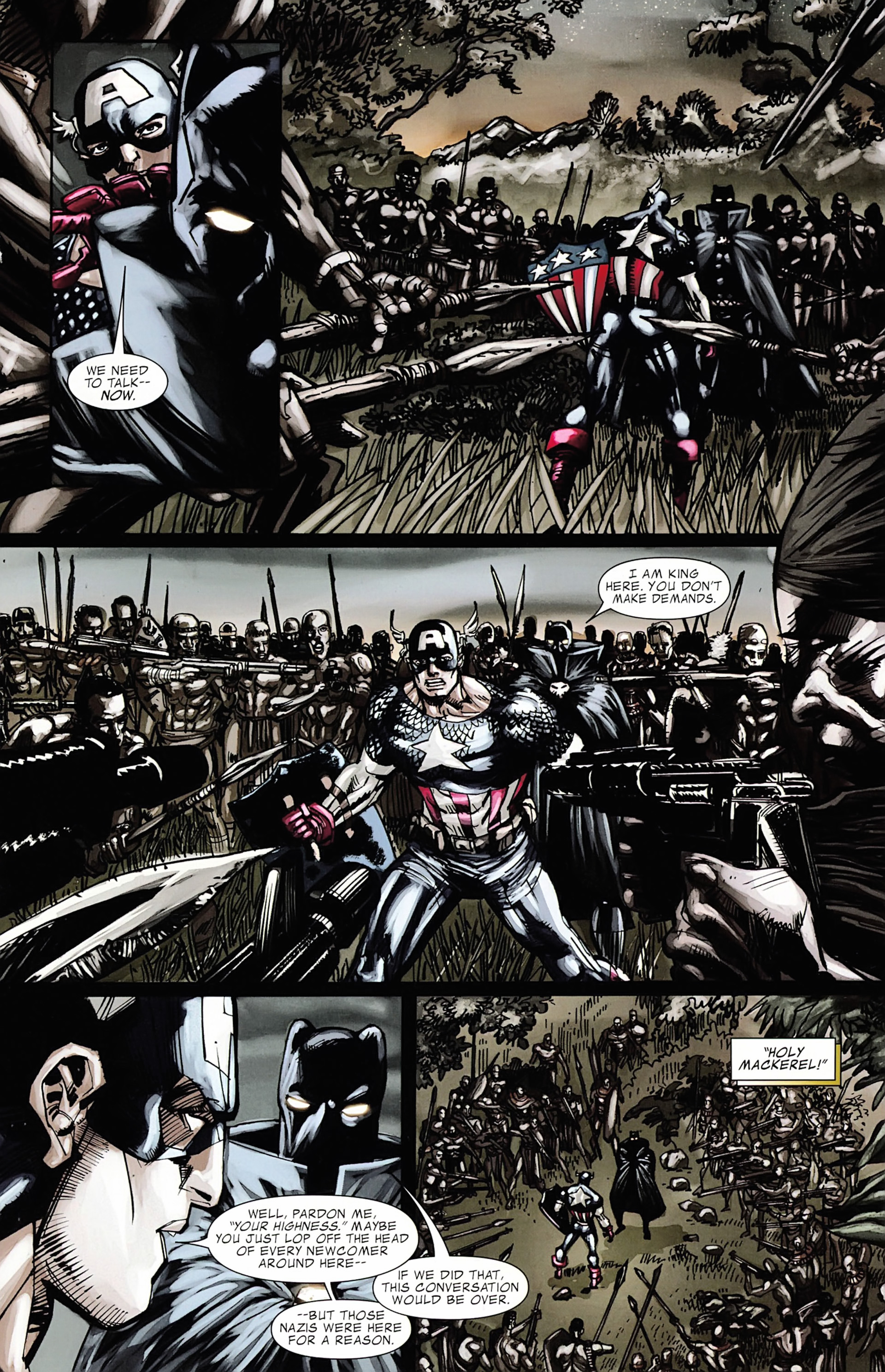 Read online Black Panther/Captain America: Flags Of Our Fathers comic -  Issue #1 - 16