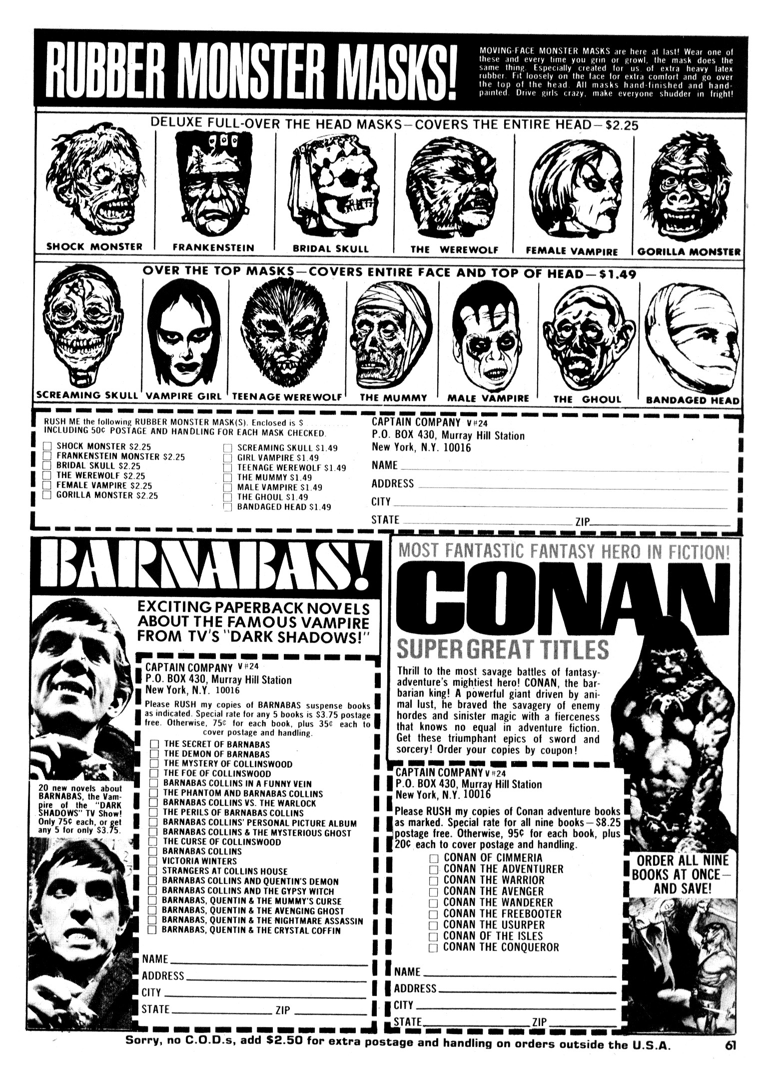 Read online Vampirella (1969) comic -  Issue #24 - 61