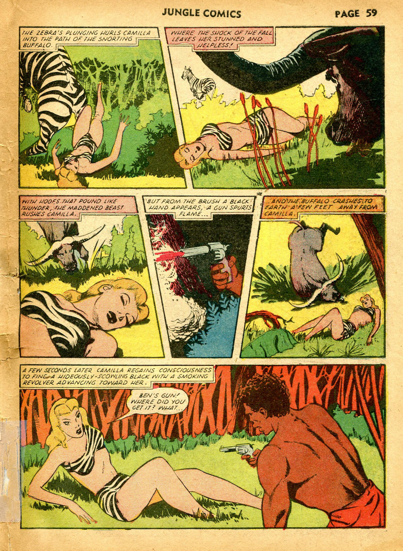 Read online Jungle Comics comic -  Issue #32 - 62