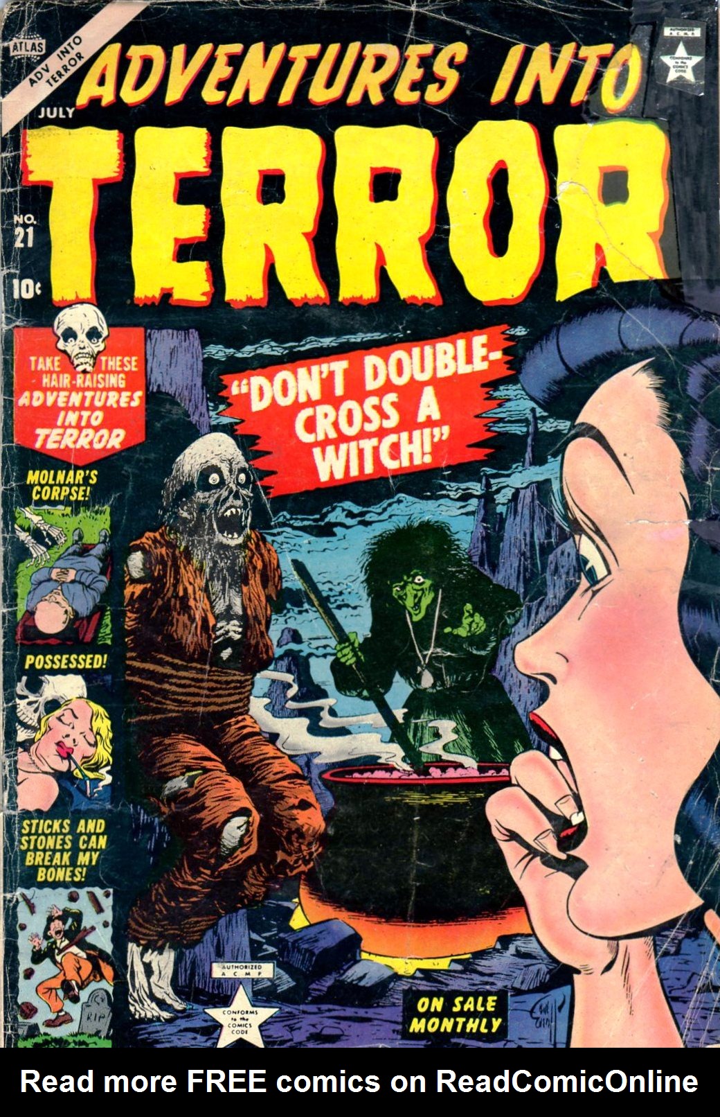 Read online Adventures into Terror comic -  Issue #21 - 1