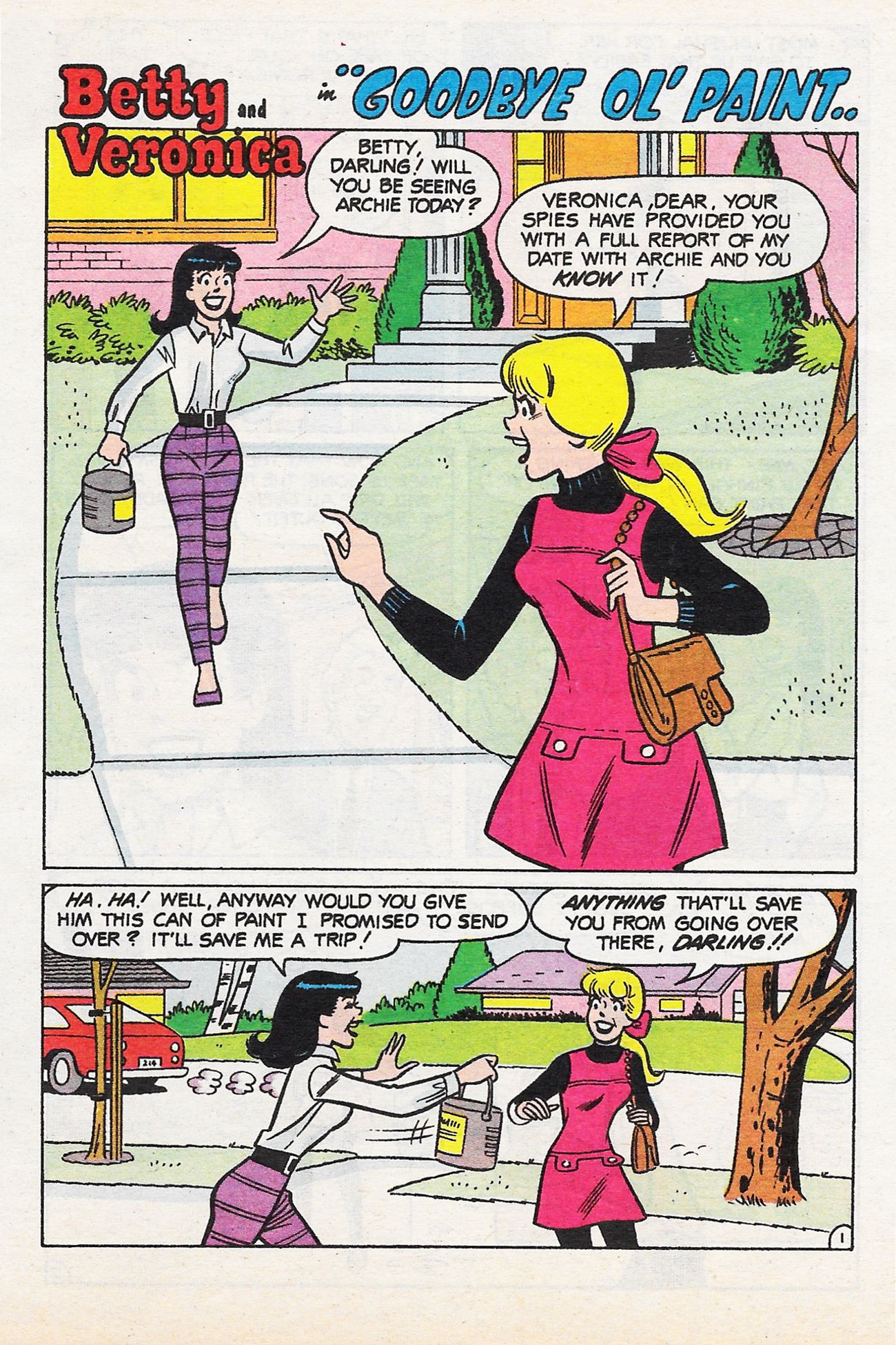 Read online Betty and Veronica Digest Magazine comic -  Issue #58 - 61