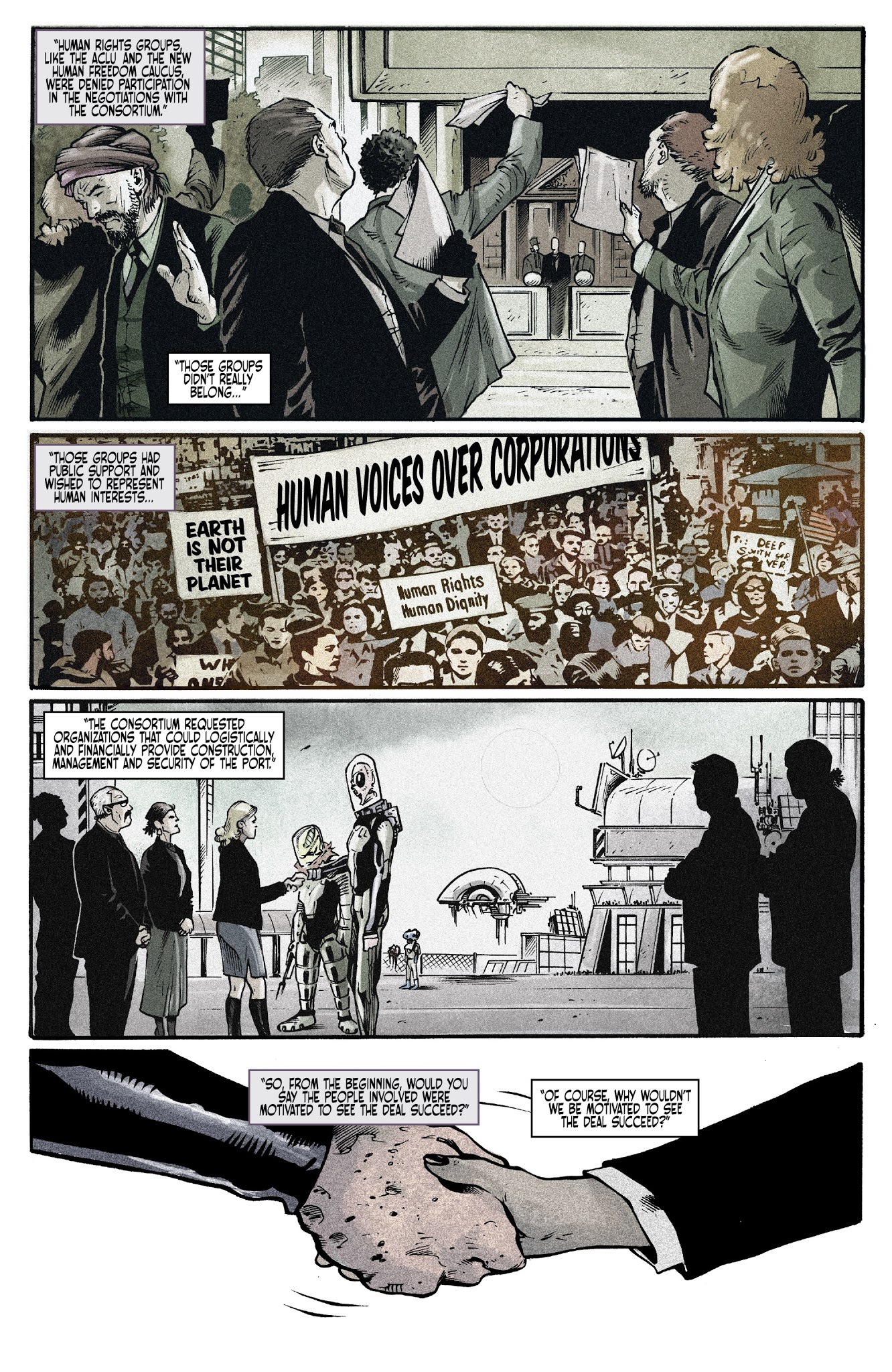 Read online Port of Earth comic -  Issue #2 - 5