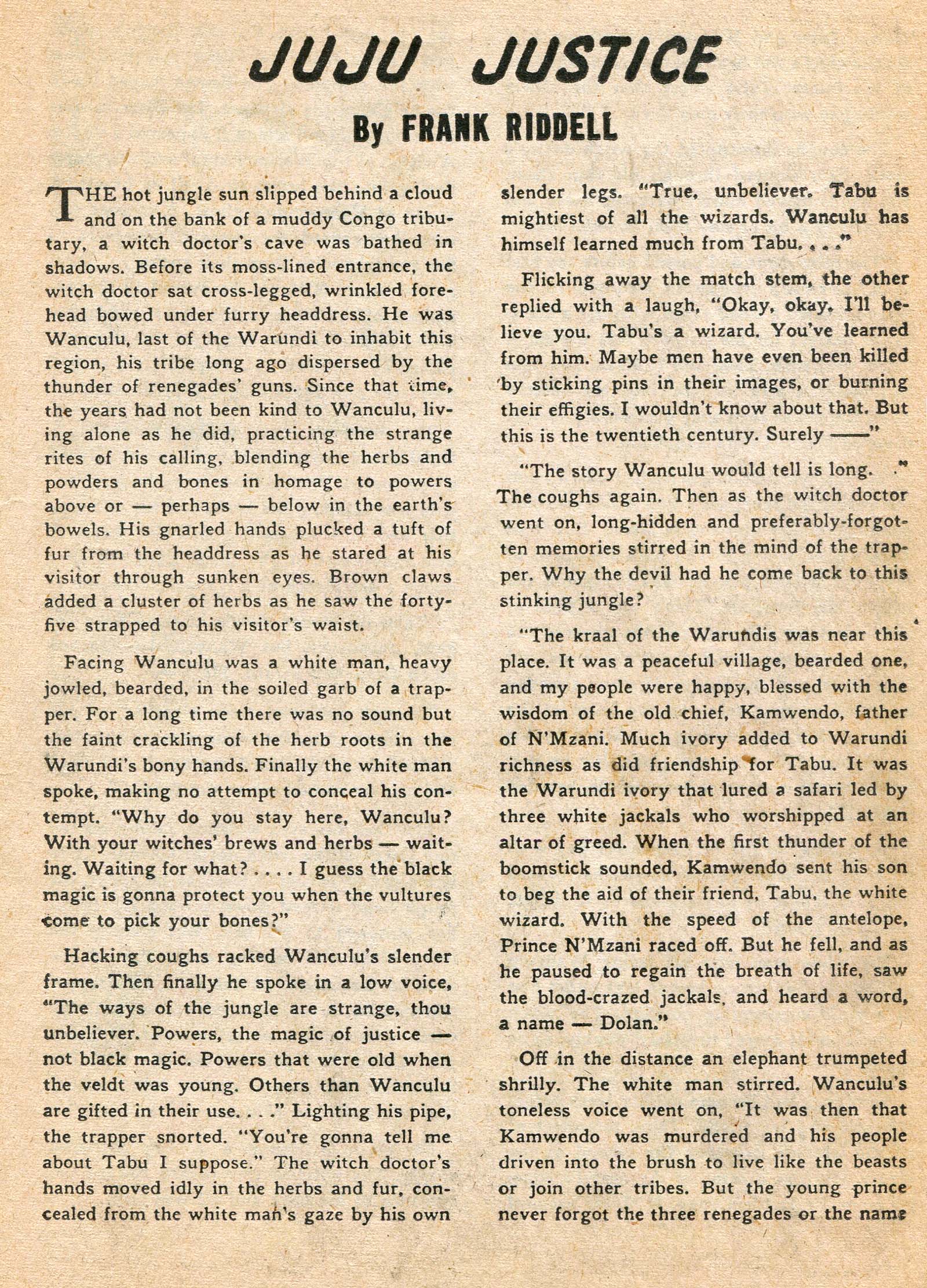 Read online Wambi Jungle Boy comic -  Issue #7 - 15