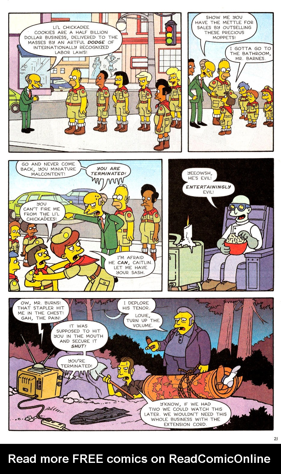 Read online Simpsons Comics comic -  Issue #119 - 20
