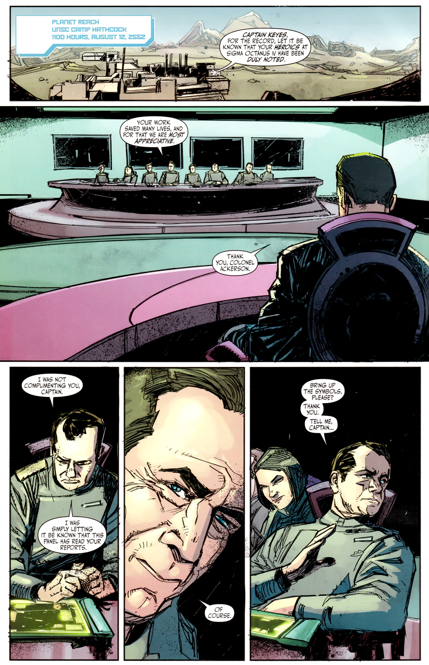 Read online Halo: Fall Of Reach - Invasion comic -  Issue #1 - 6