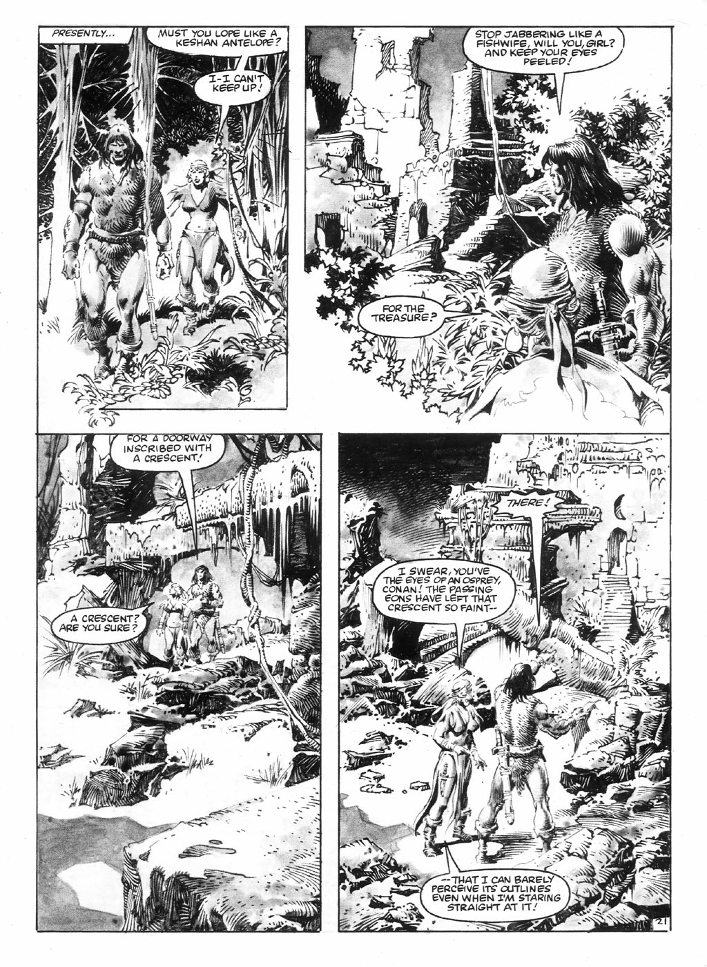 Read online The Savage Sword Of Conan comic -  Issue #98 - 27