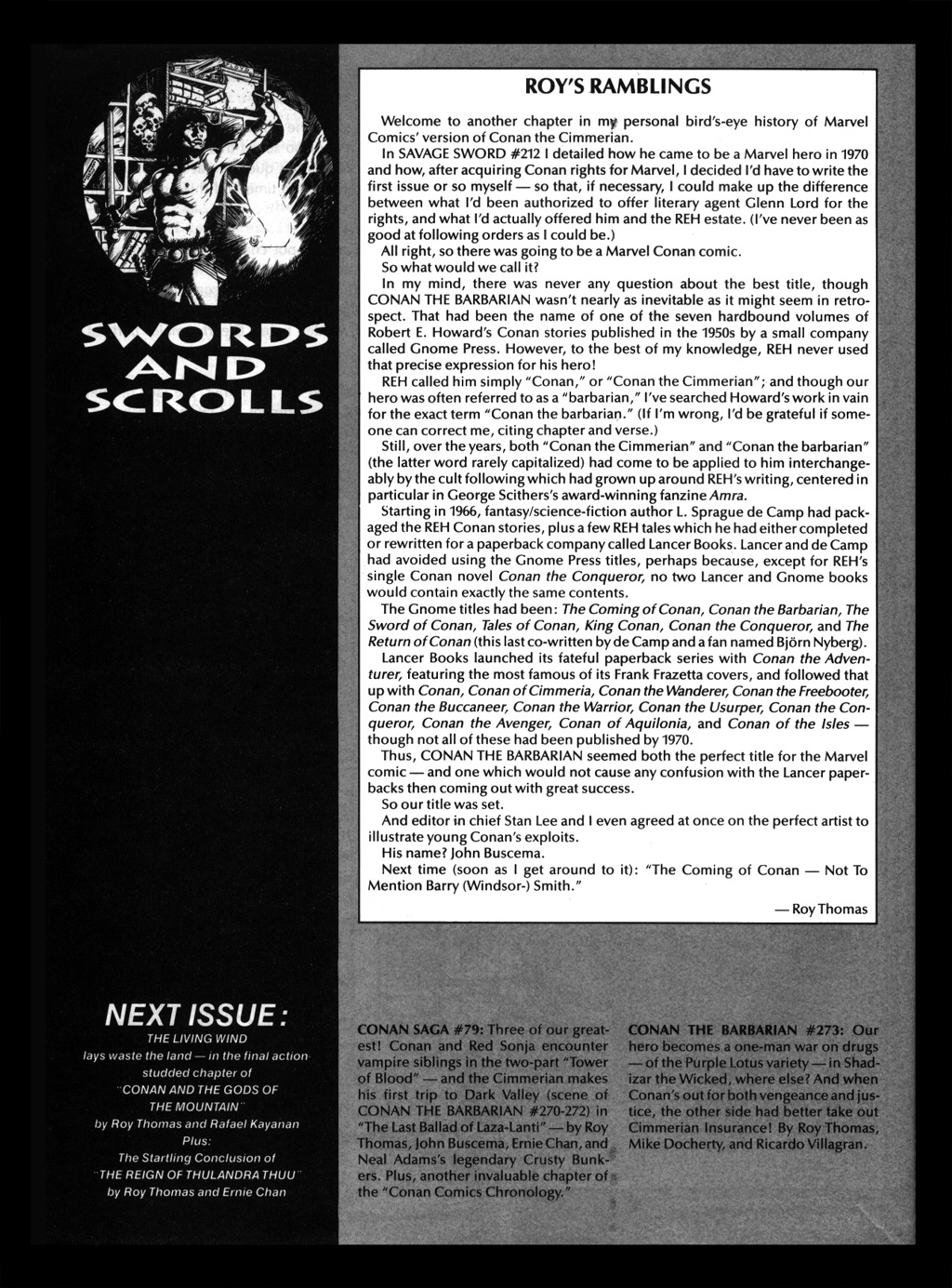 Read online The Savage Sword Of Conan comic -  Issue #214 - 59