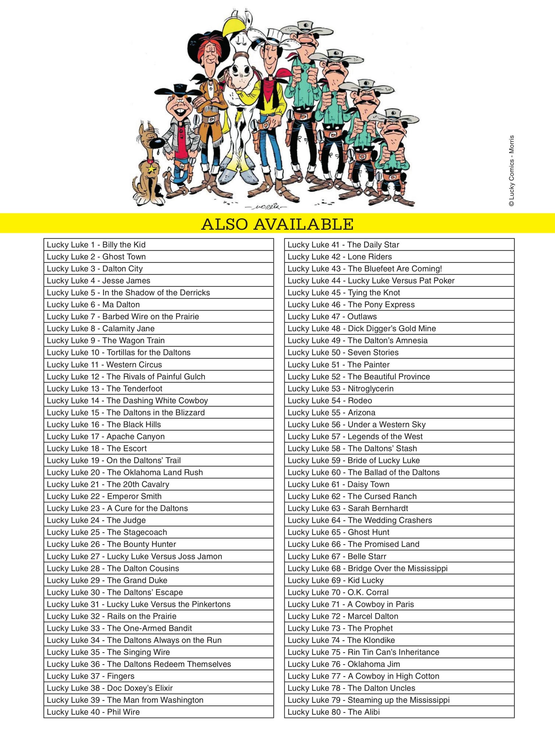 Read online A Lucky Luke Adventure comic -  Issue #80 - 50