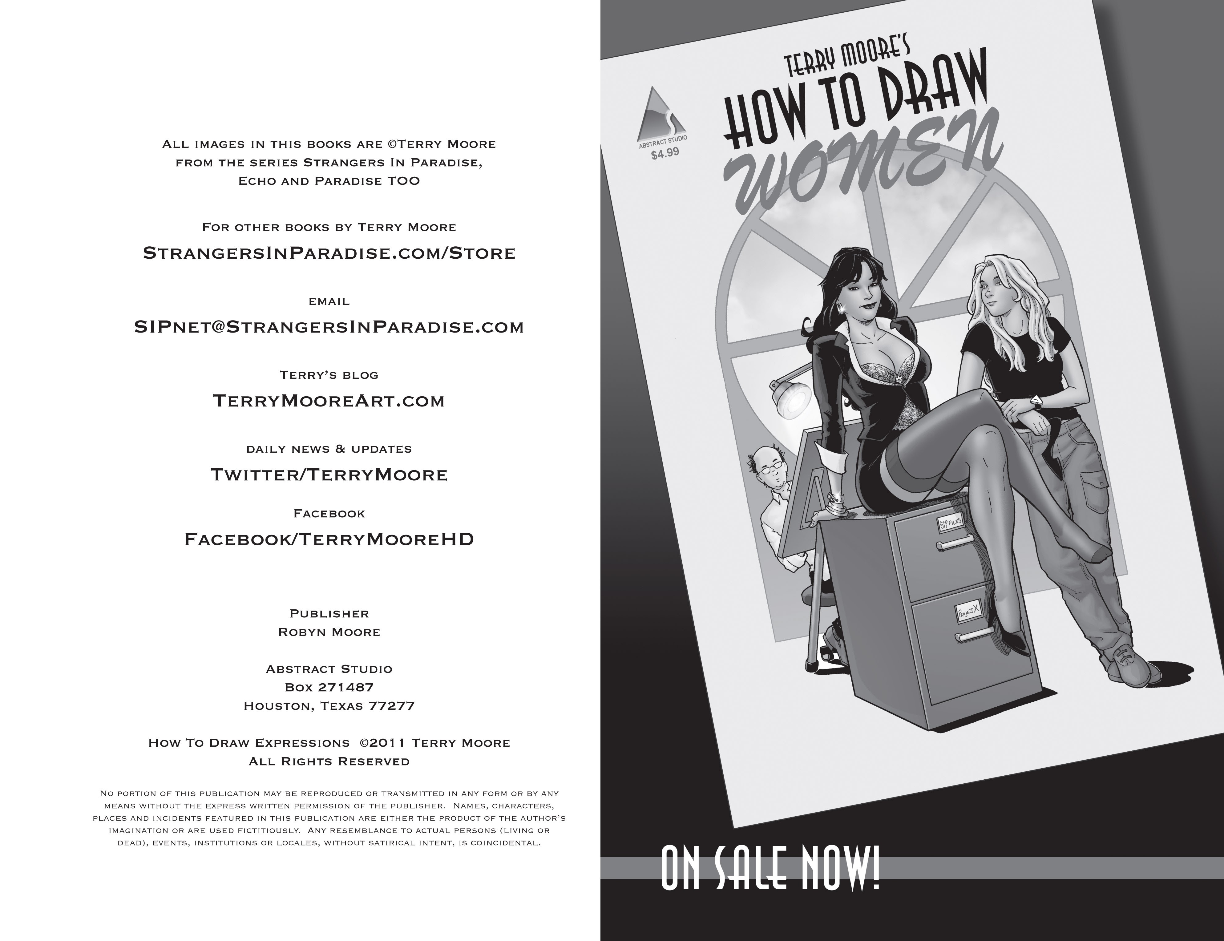 Read online Terry Moore's How to Draw... comic -  Issue # Expressions - 2