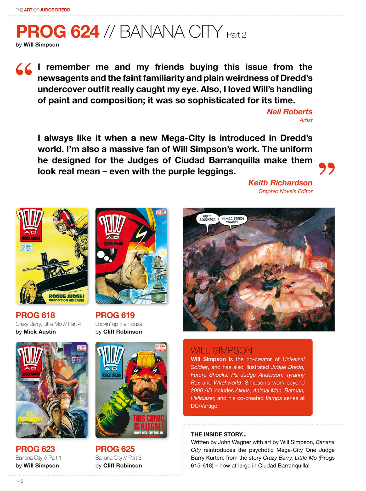 Read online The Art of Judge Dredd: Featuring 35 Years of Zarjaz Covers comic -  Issue # TPB (Part 2) - 55