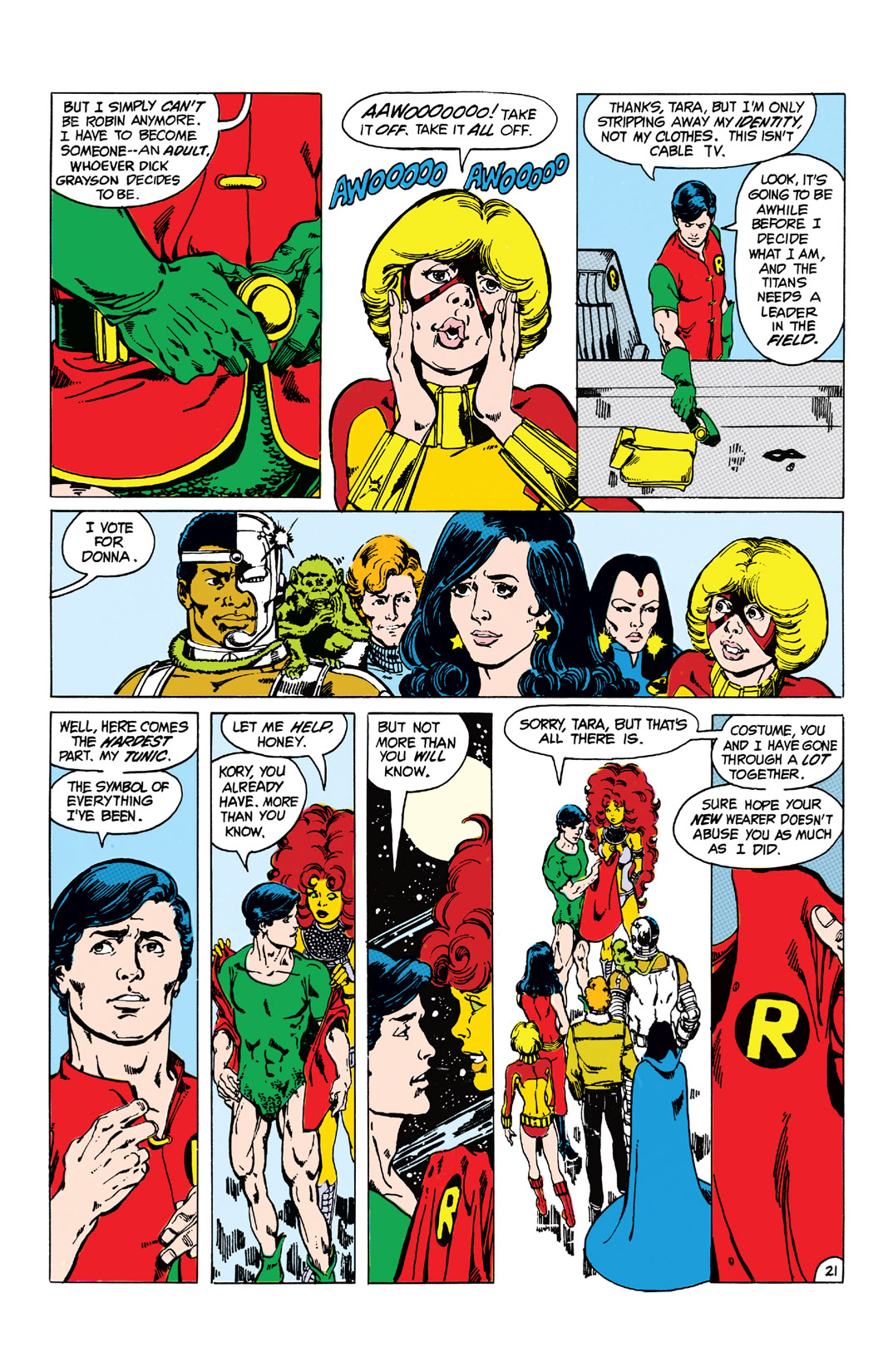 Read online The New Teen Titans (1980) comic -  Issue #39 - 21