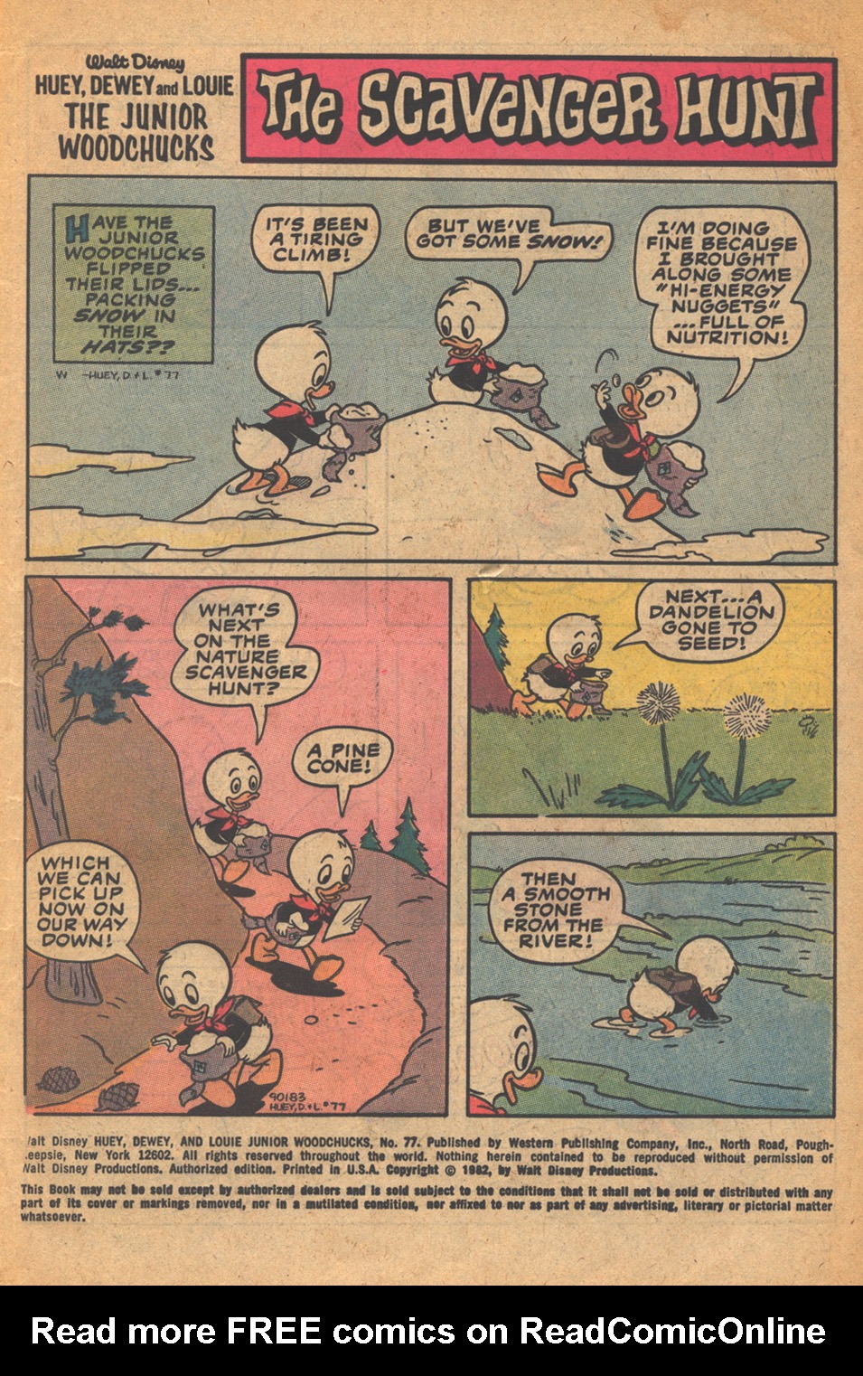 Read online Huey, Dewey, and Louie Junior Woodchucks comic -  Issue #77 - 3