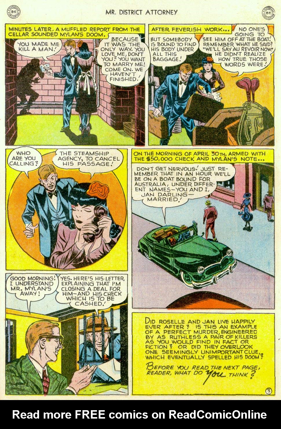 Read online Mr. District Attorney comic -  Issue #11 - 37