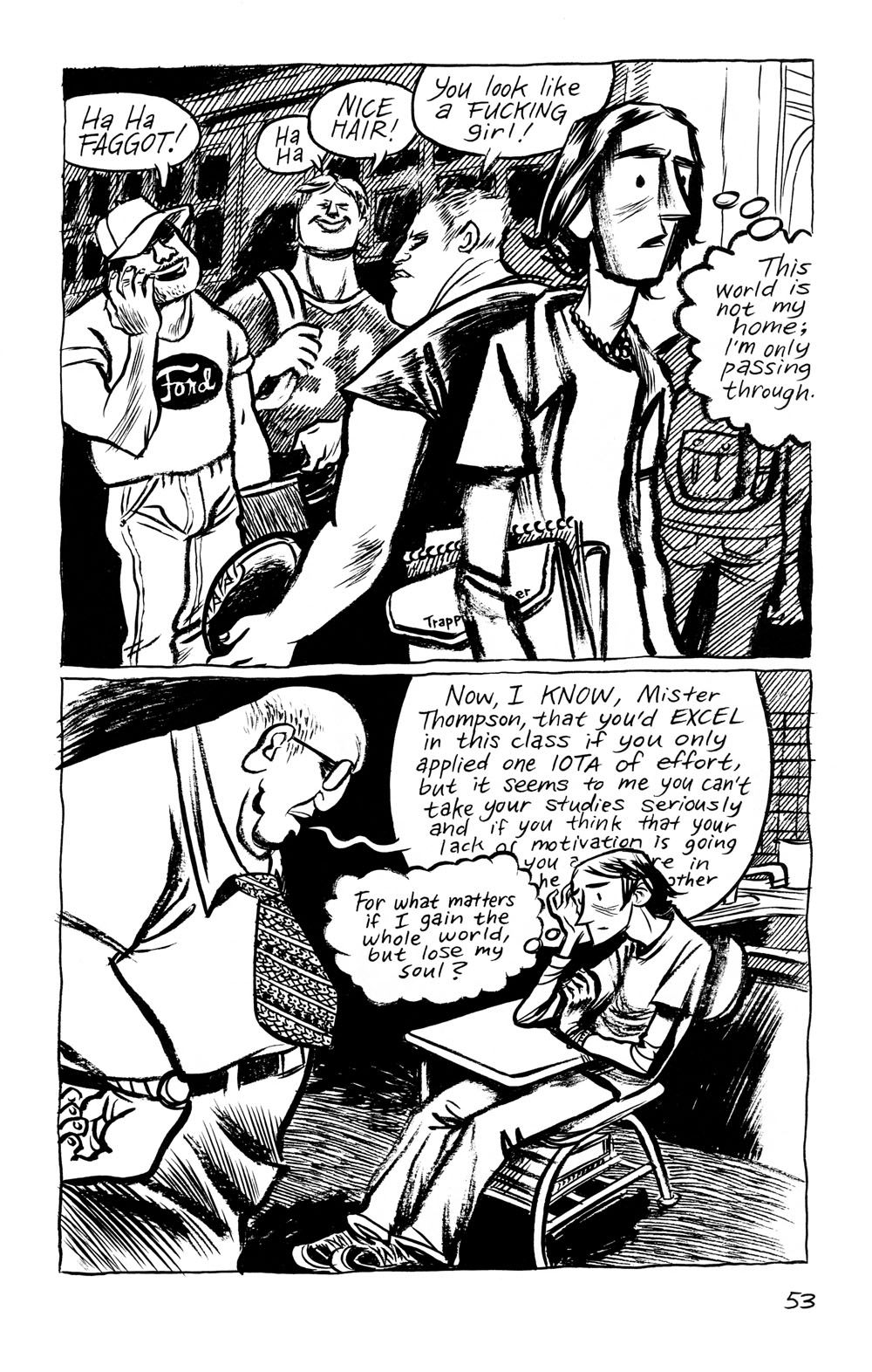 Read online Blankets comic -  Issue #1 - 51