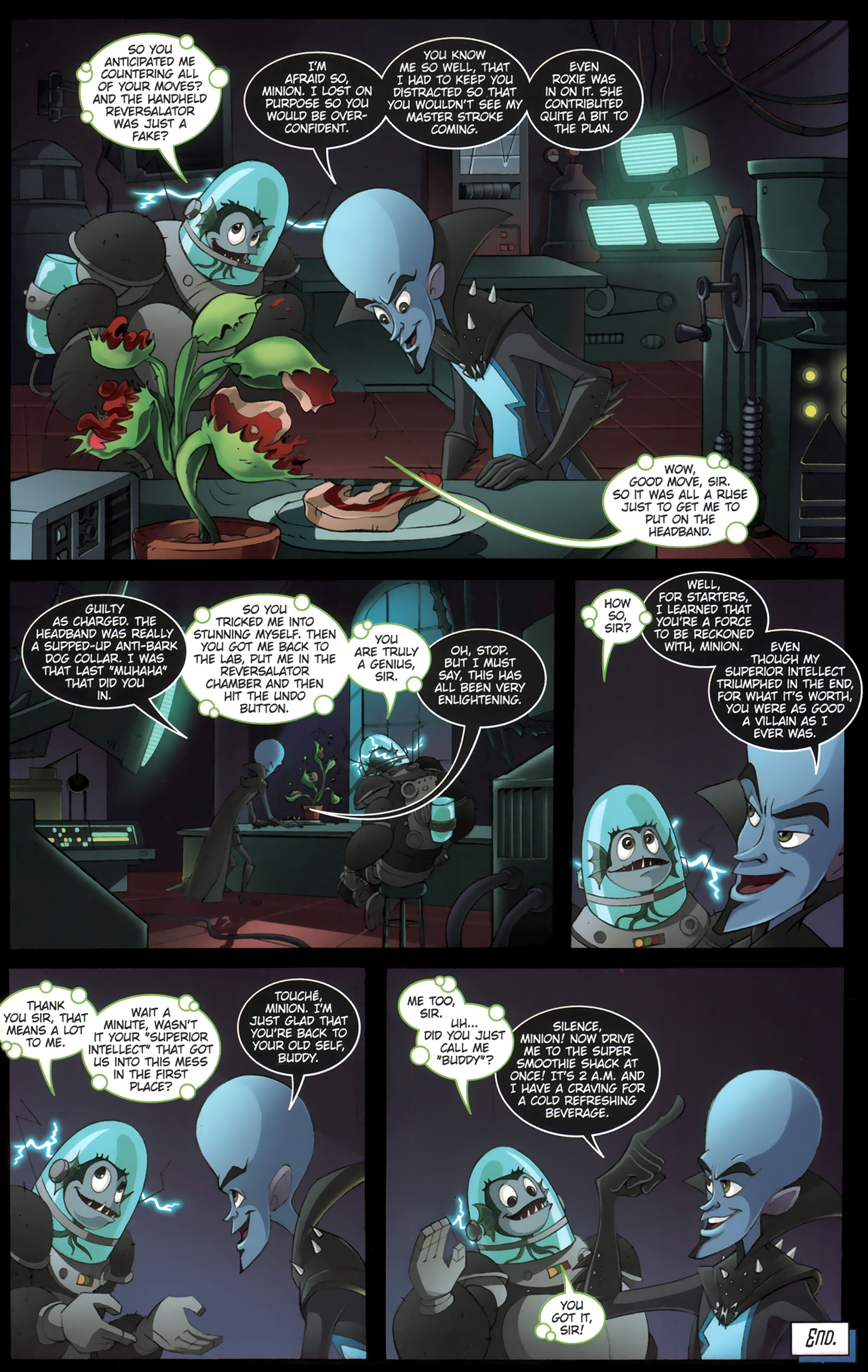 Read online Megamind: Bad. Blue. Brilliant. comic -  Issue #2 - 22