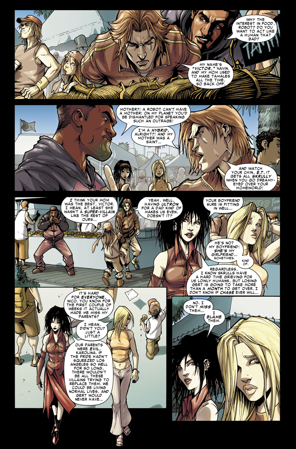 Read online Civil War: Young Avengers & Runaways comic -  Issue #1 - 4