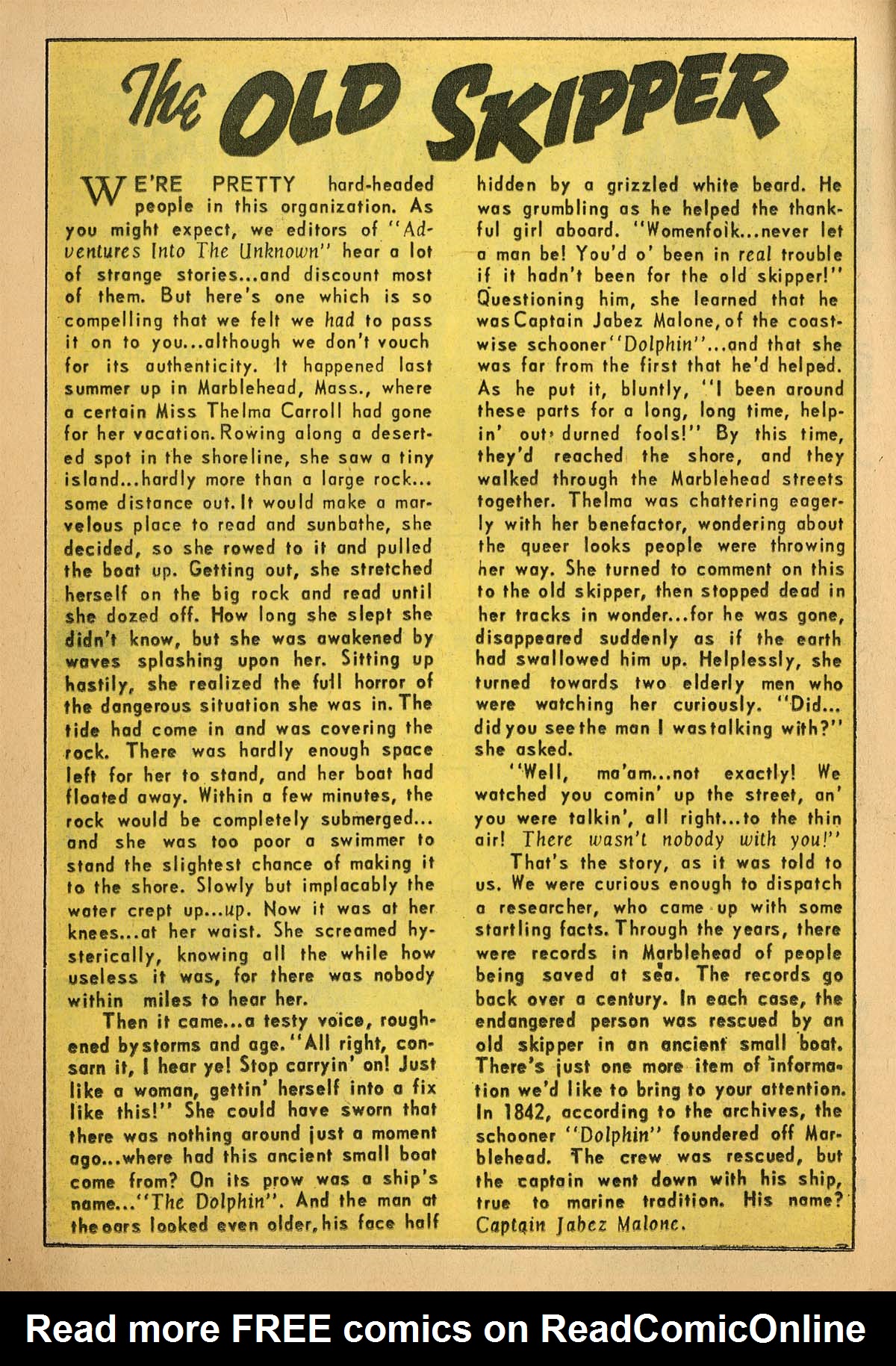 Read online Adventures Into The Unknown comic -  Issue #73 - 12