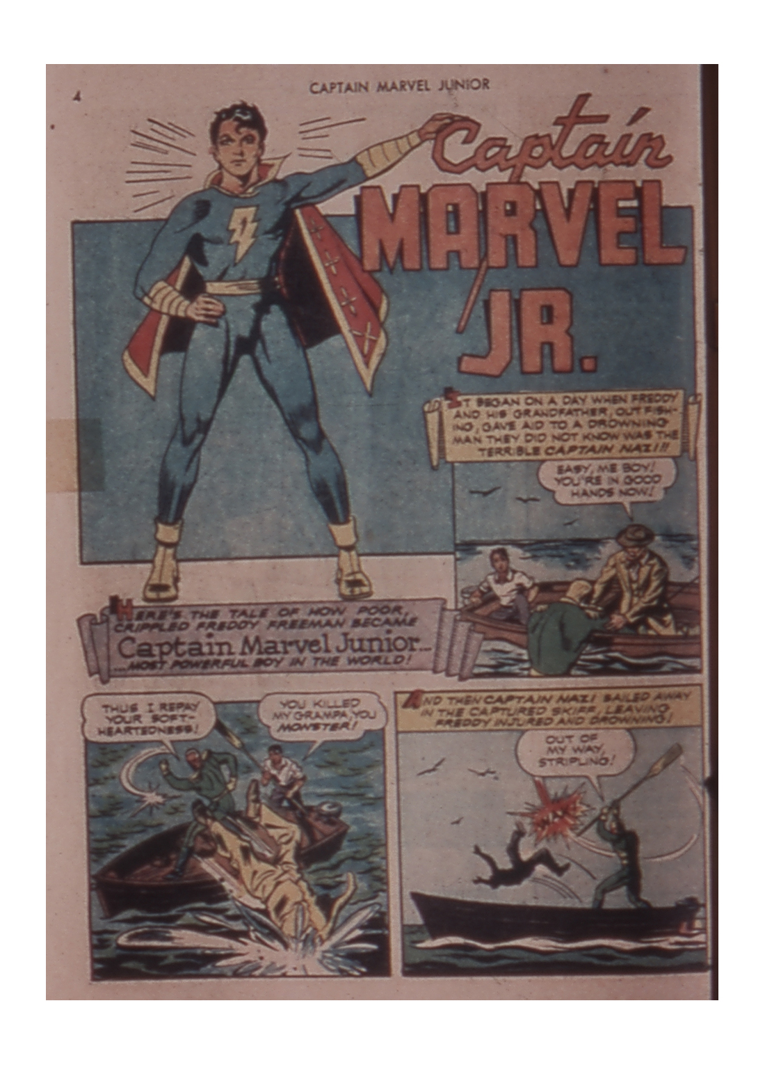 Read online Captain Marvel, Jr. comic -  Issue #1 - 4