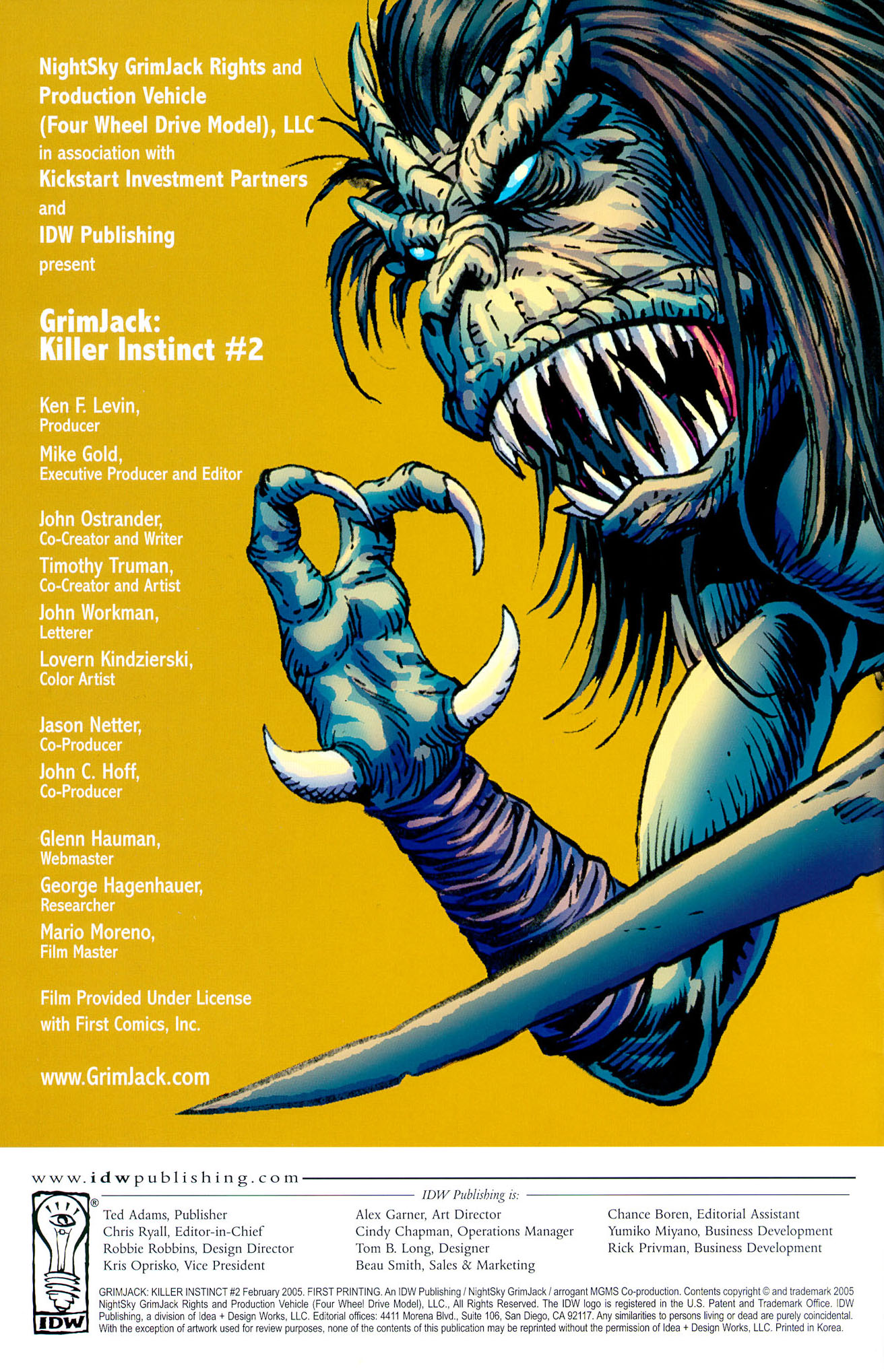 Read online Grimjack: Killer Instinct comic -  Issue #2 - 2