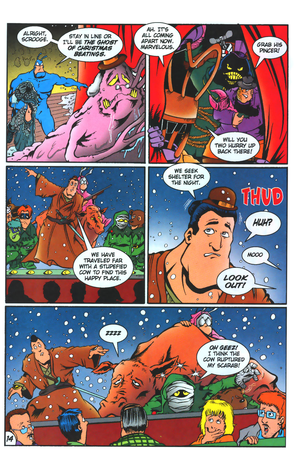 Read online The Tick's Big Xmas Trilogy comic -  Issue #3 - 17