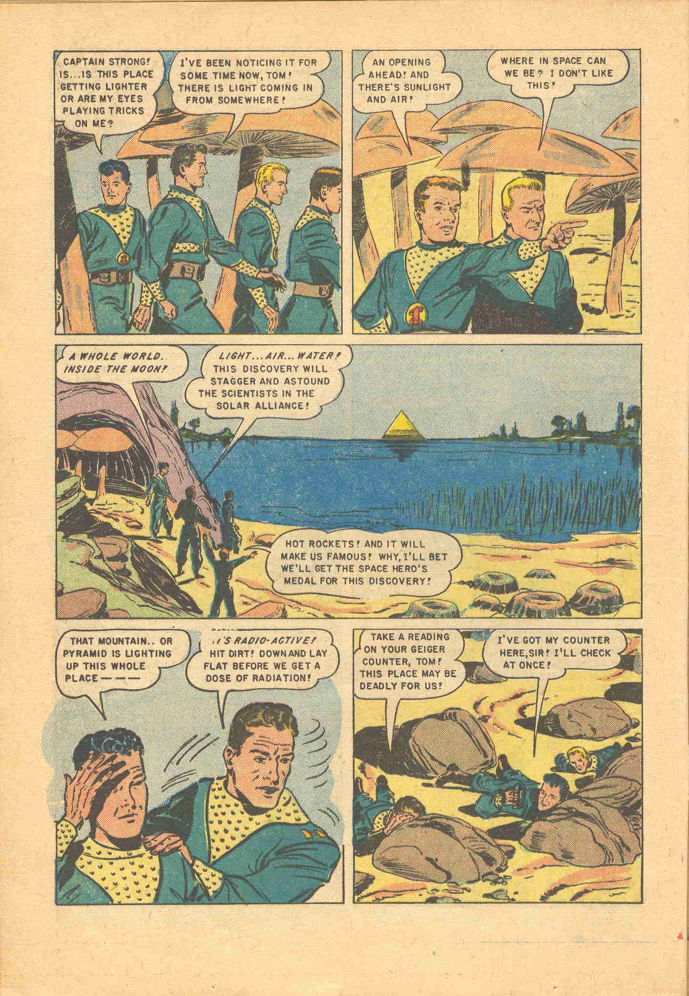 Read online Tom Corbett, Space Cadet comic -  Issue #5 - 16