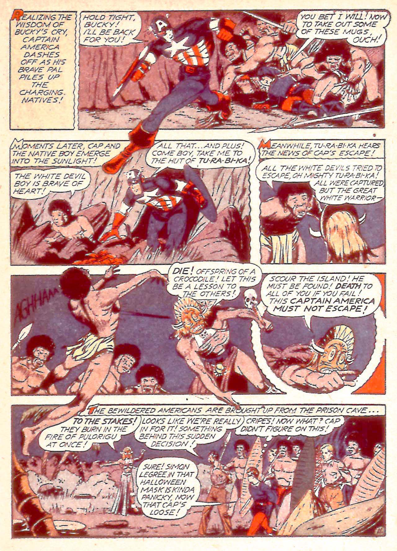 Read online Captain America Comics comic -  Issue #30 - 41