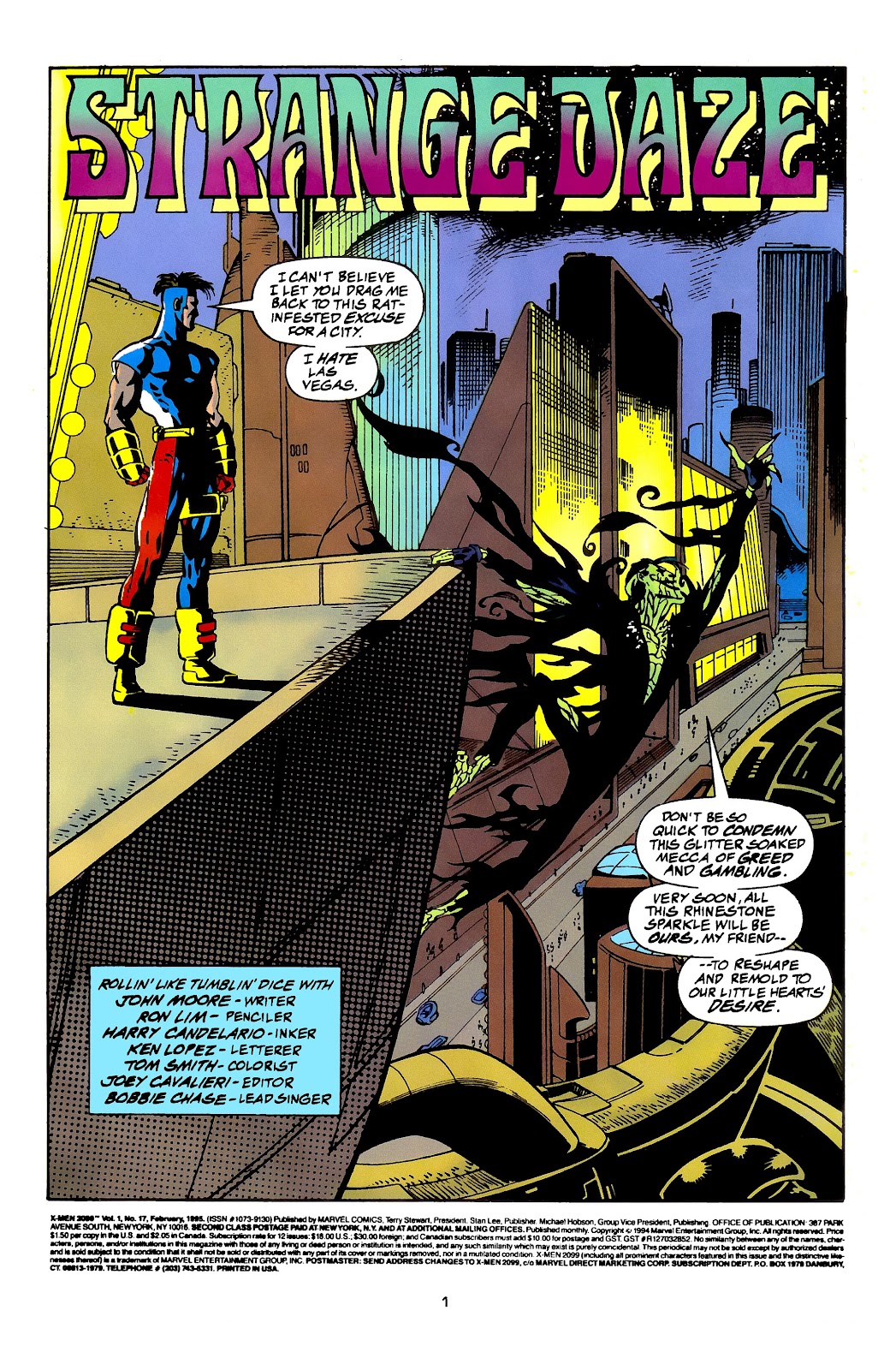 X-Men 2099 issue 17 - Page 2