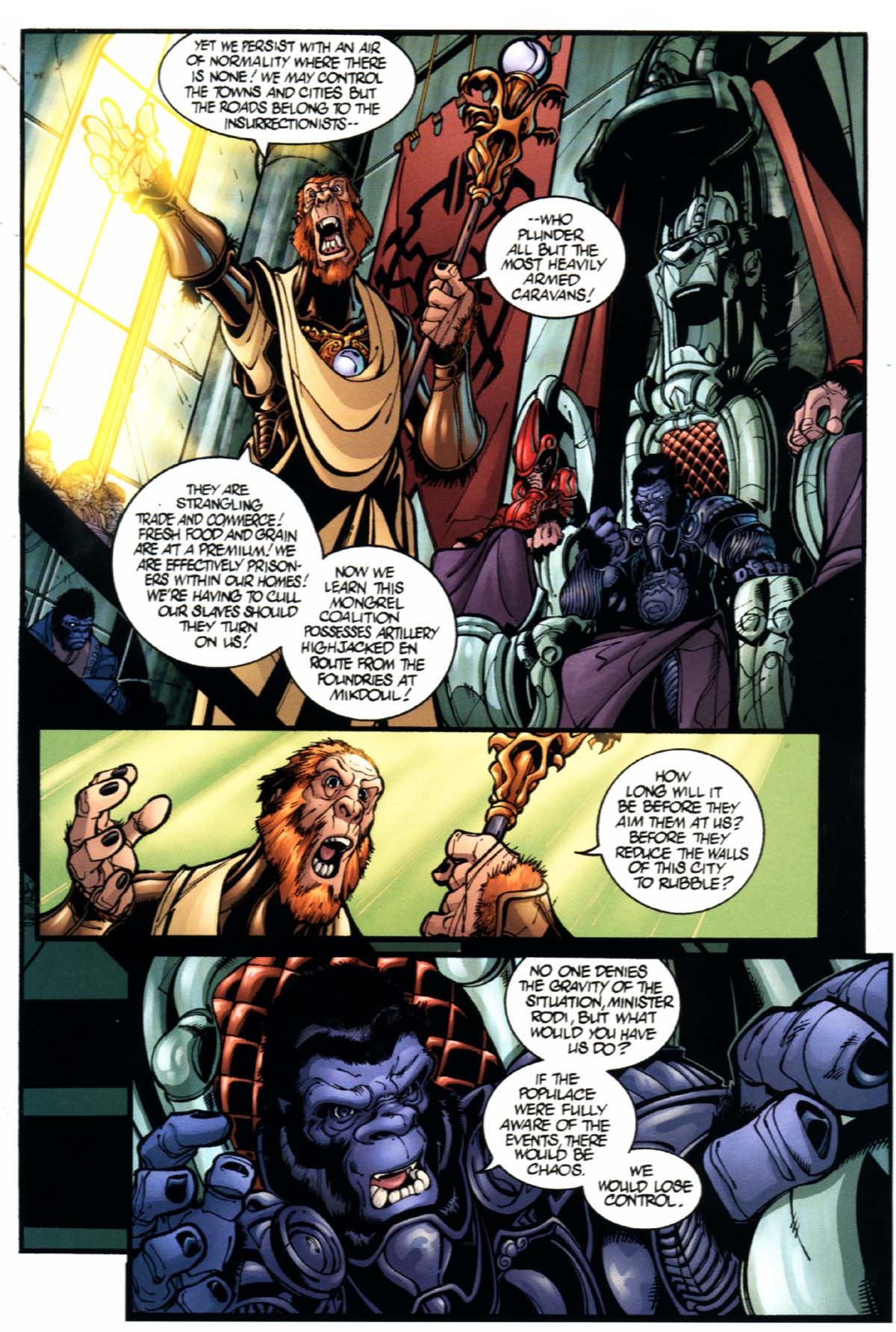 Read online Planet of the Apes: The Human War comic -  Issue #1 - 15
