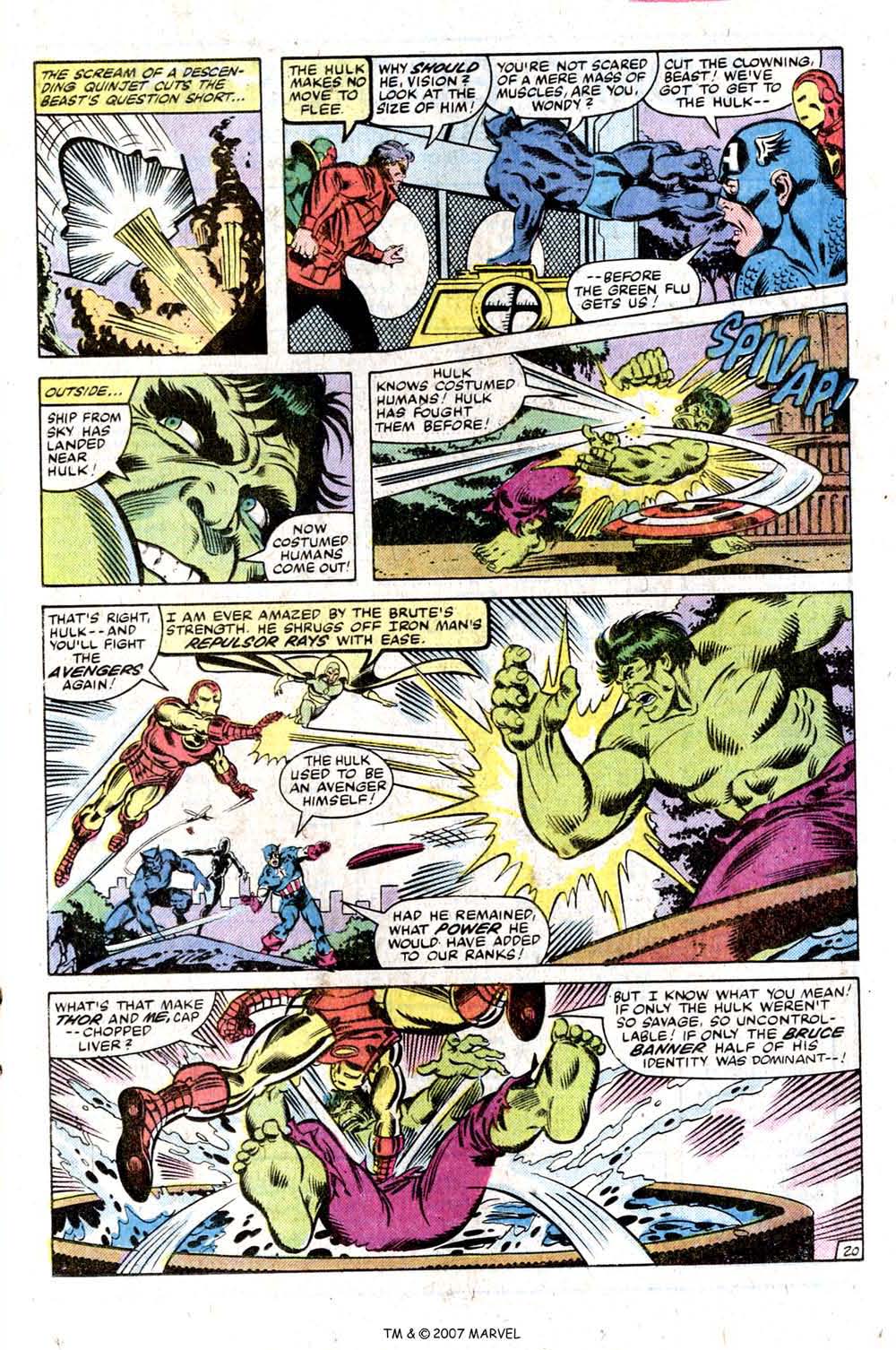 Read online The Incredible Hulk (1968) comic -  Issue # _Annual 1982 - 25