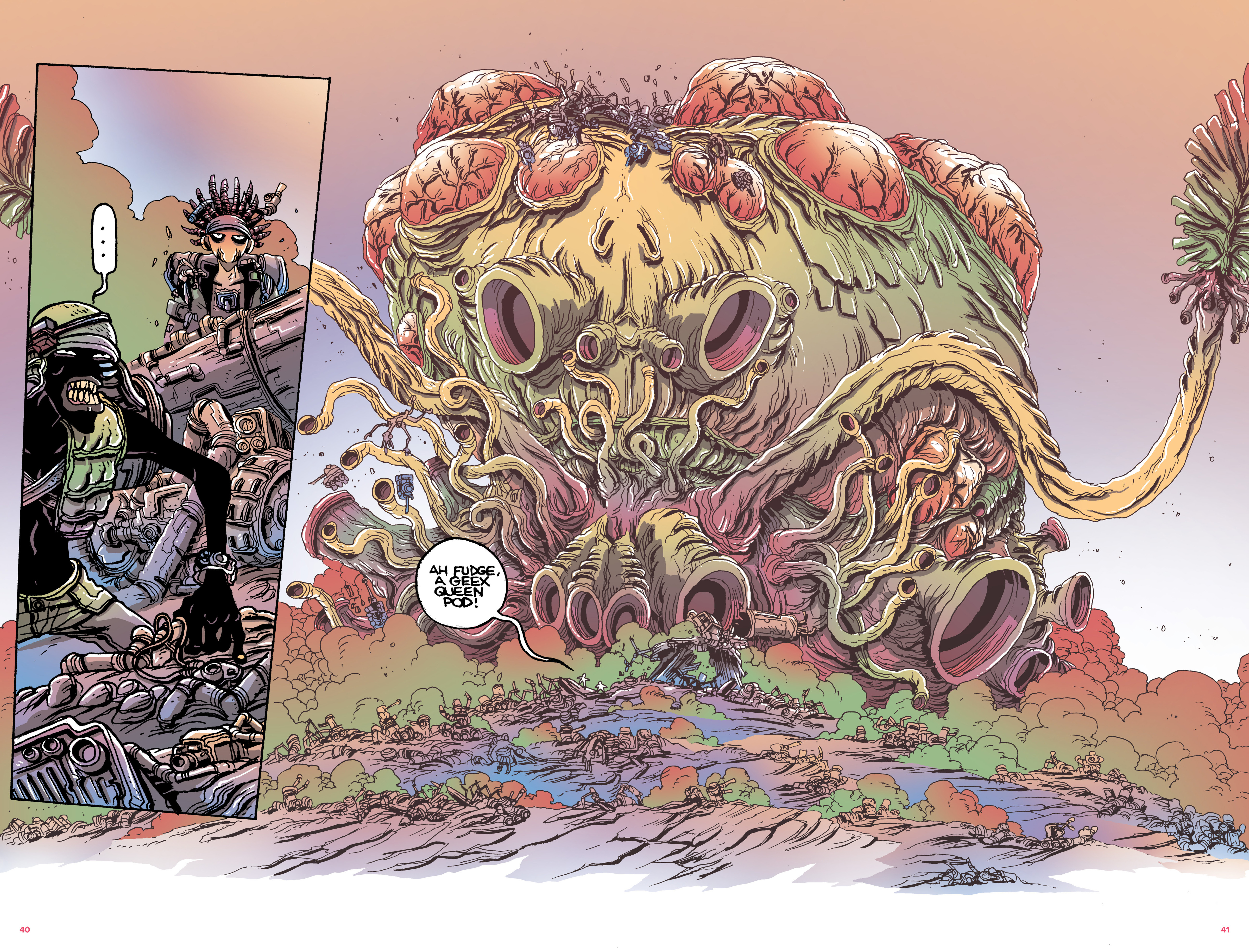 Read online Grunt: The Art and Unpublished Comics of James Stokoe comic -  Issue # TPB (Part 1) - 34